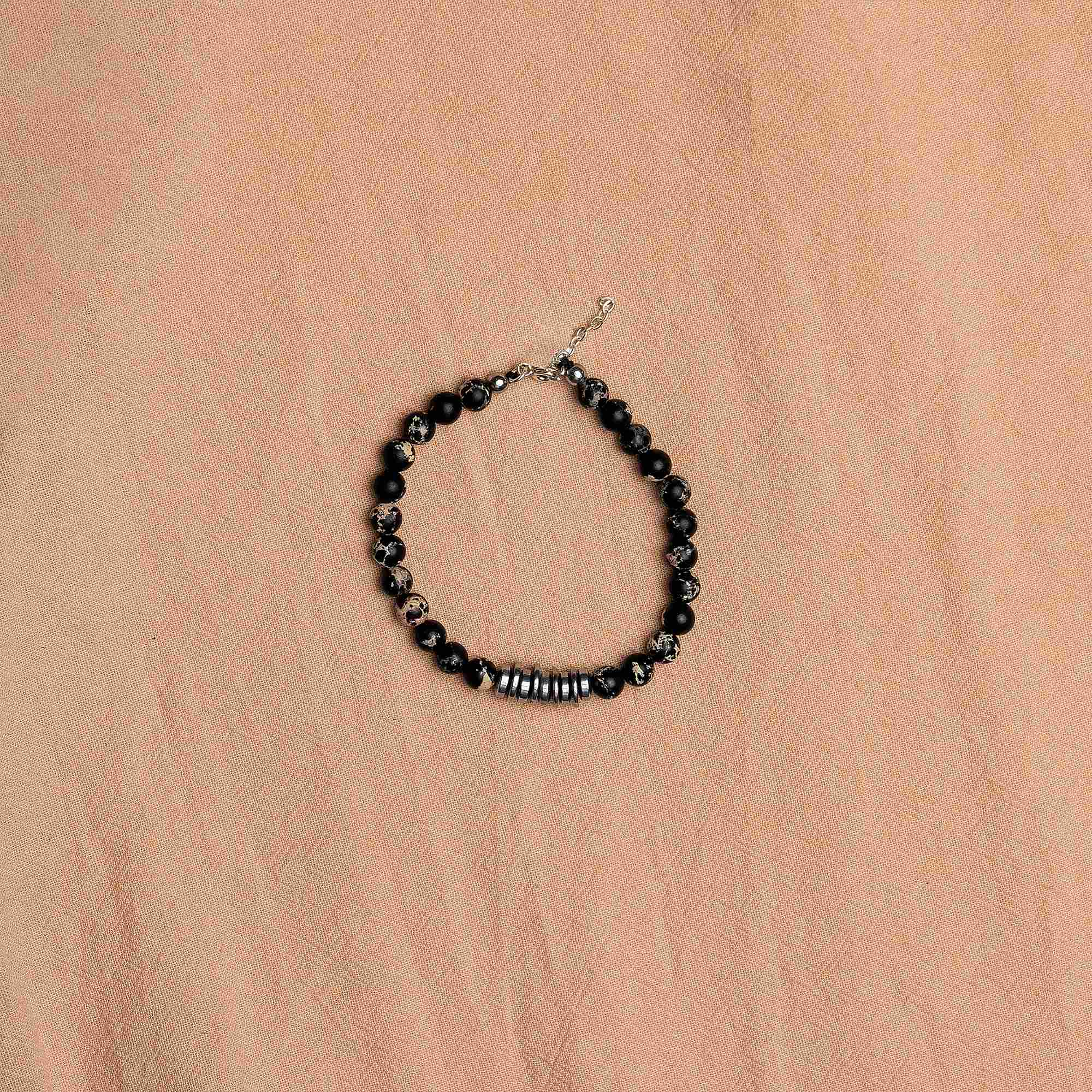 Shadow and Steel Bracelet