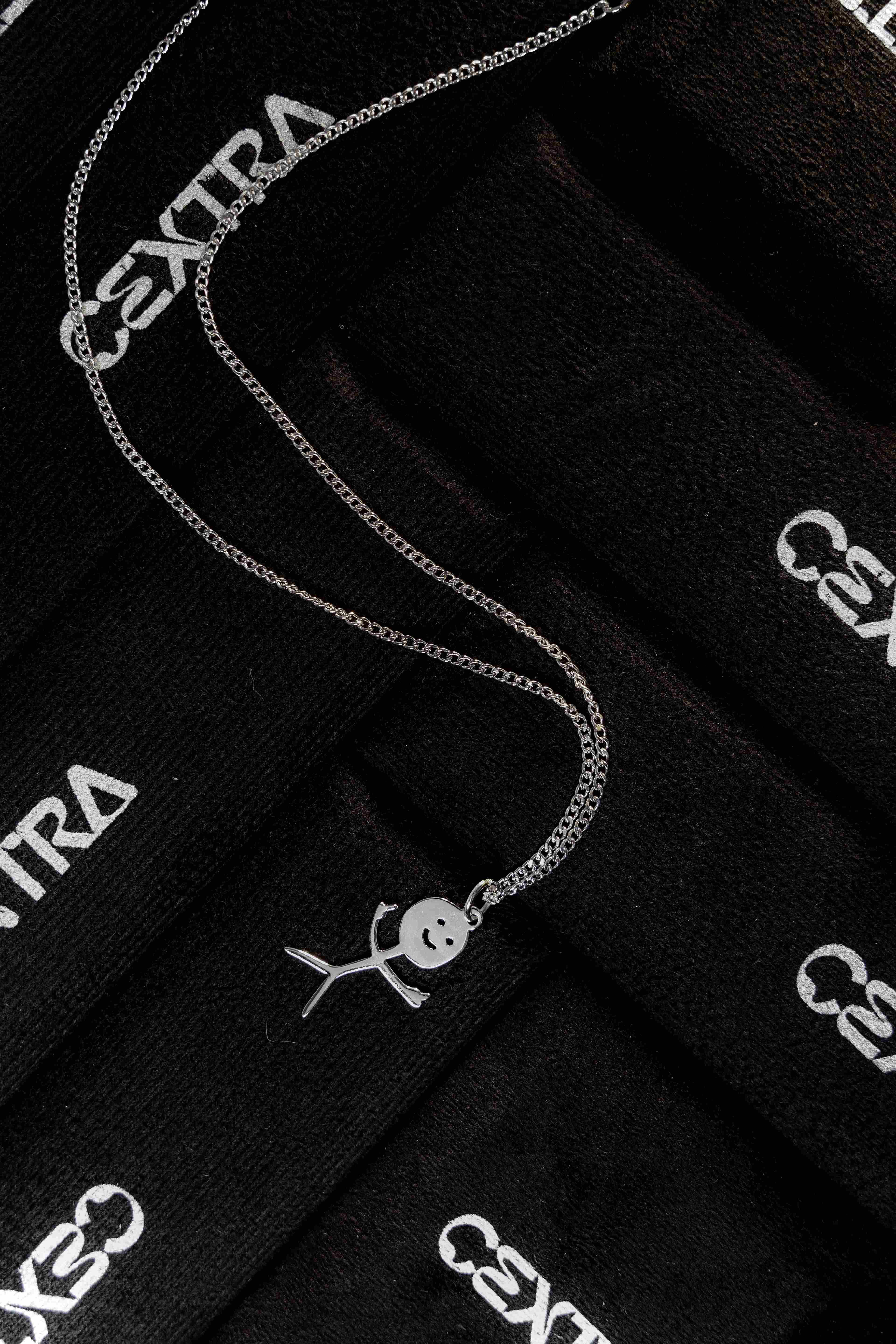 Fu*k Off Silver Necklace