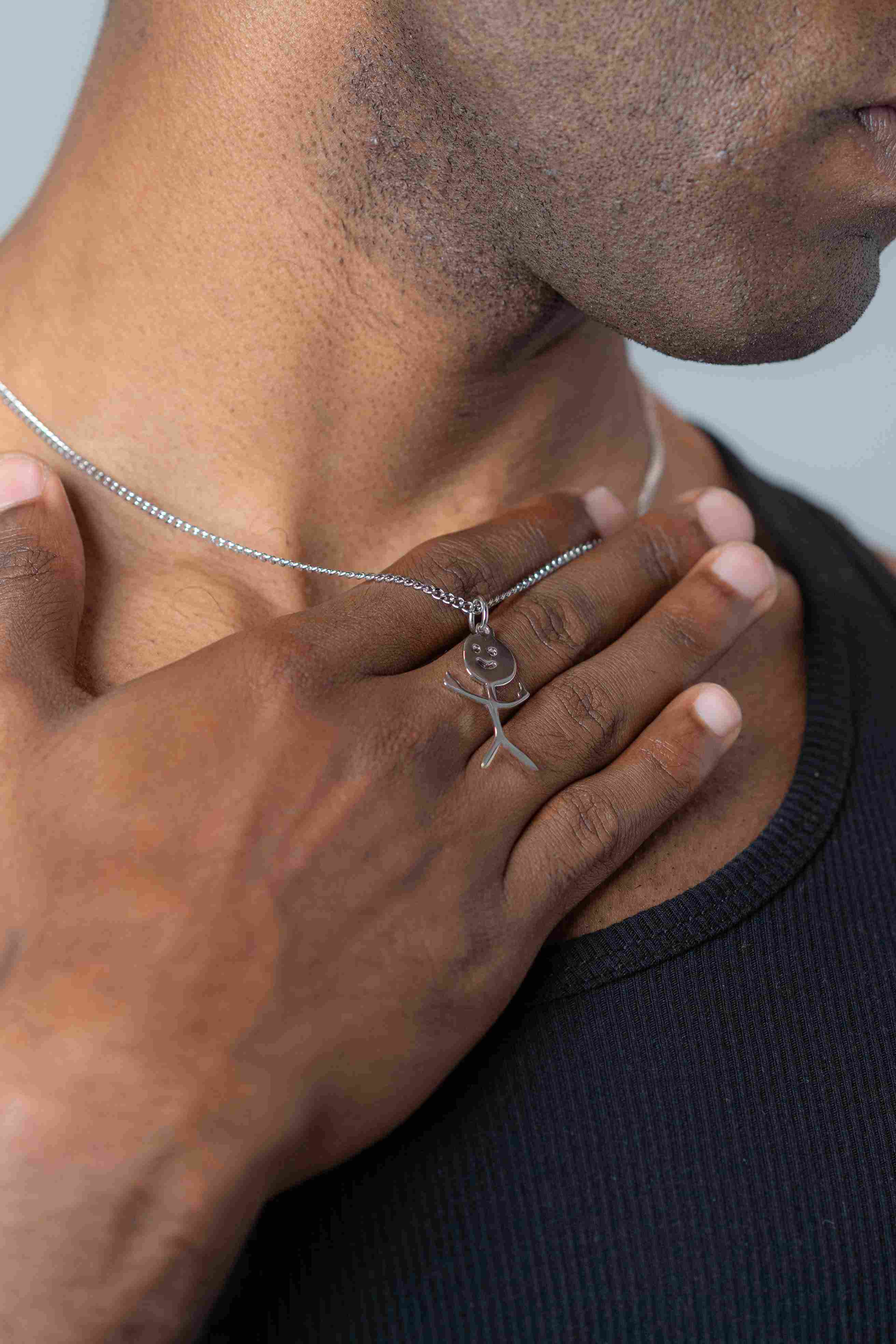 Fu*k Off Silver Necklace