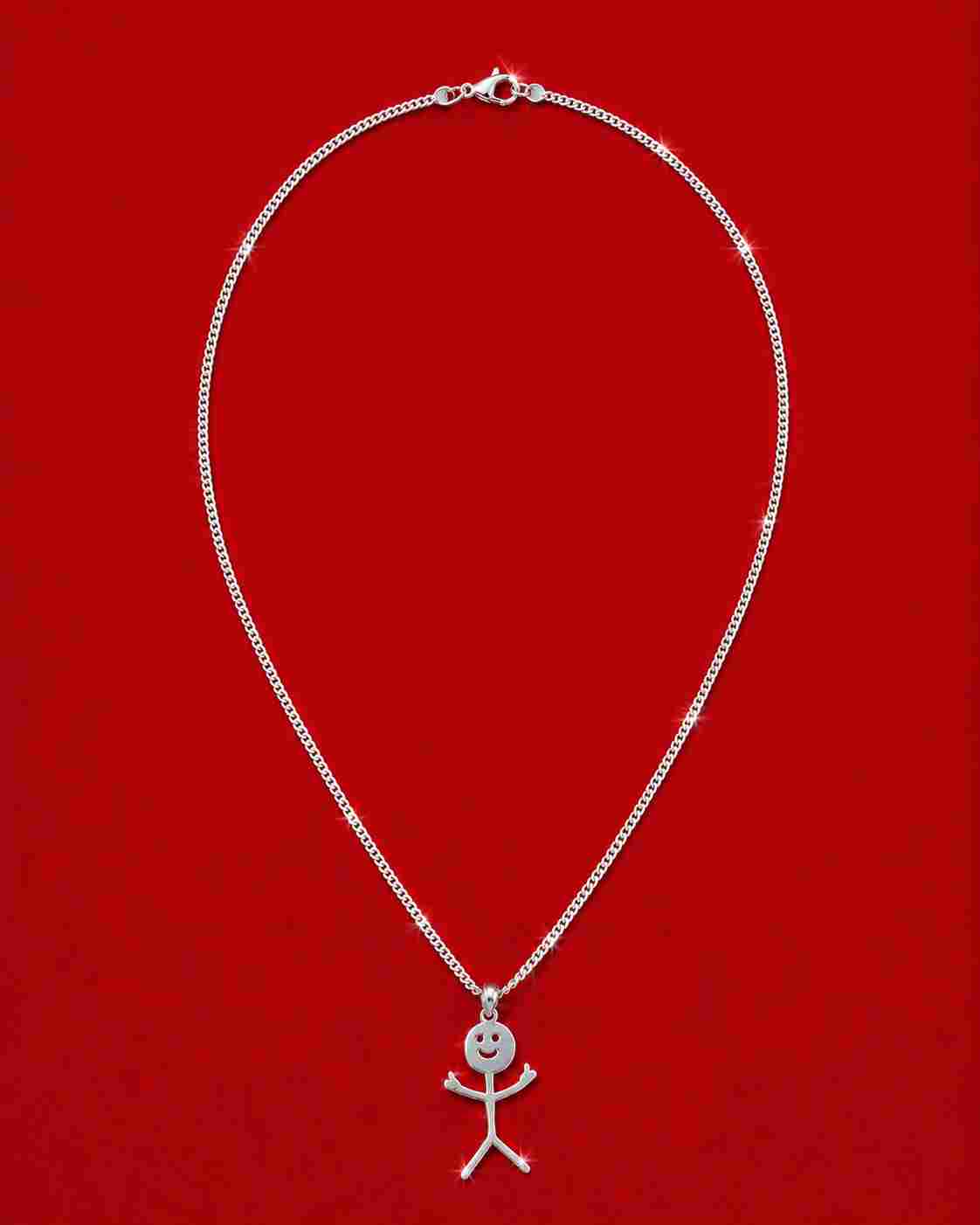 Fu*k Off Silver Necklace