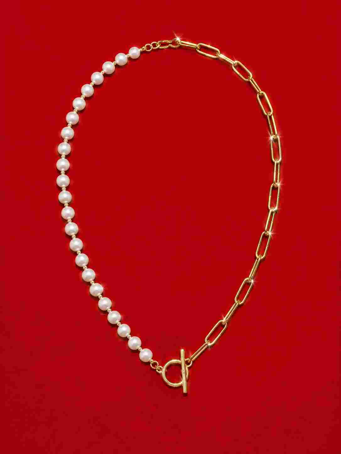 Moon with Gold Necklace