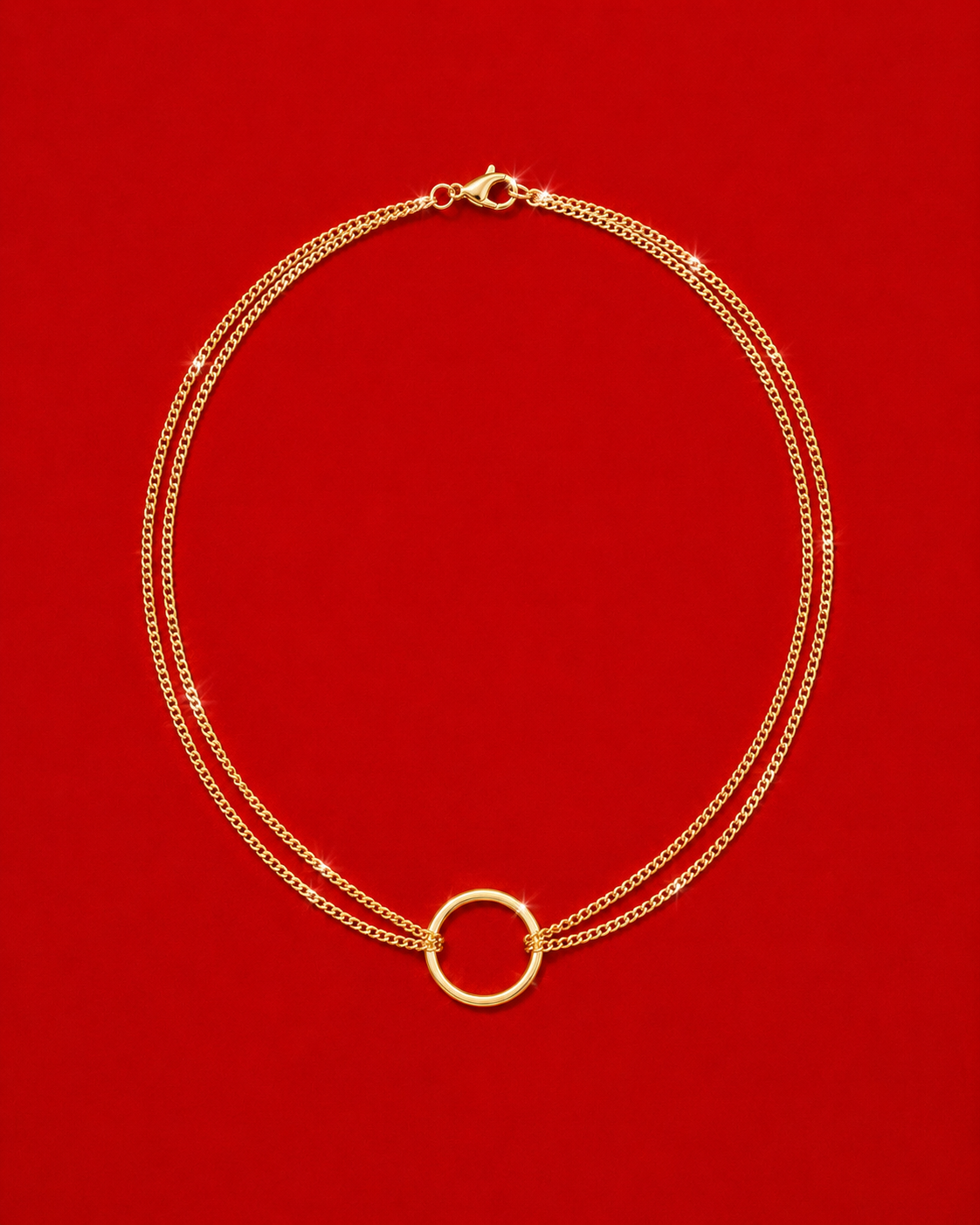 Golden Loop Necklace
