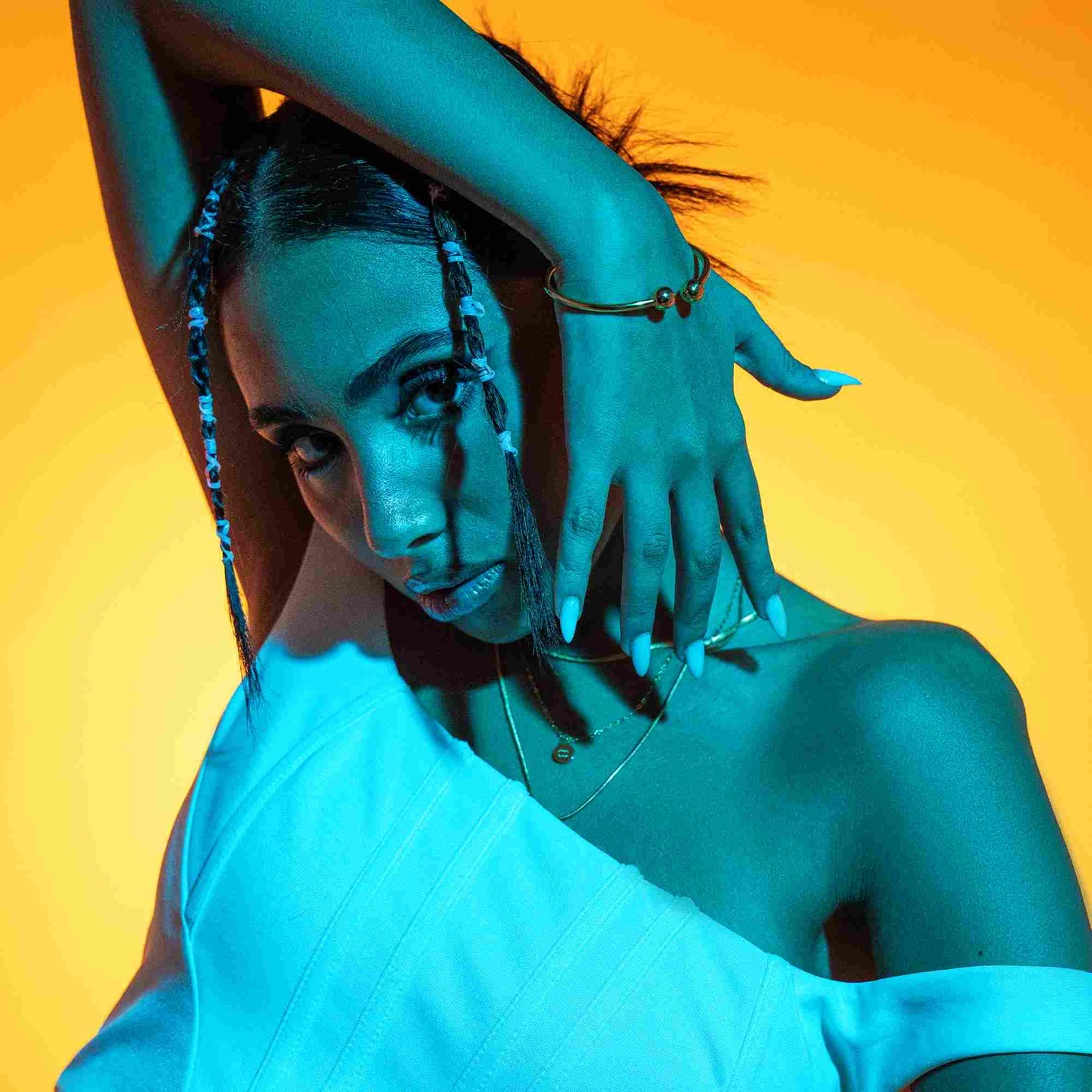 Aura Cuff Bracelet - gold