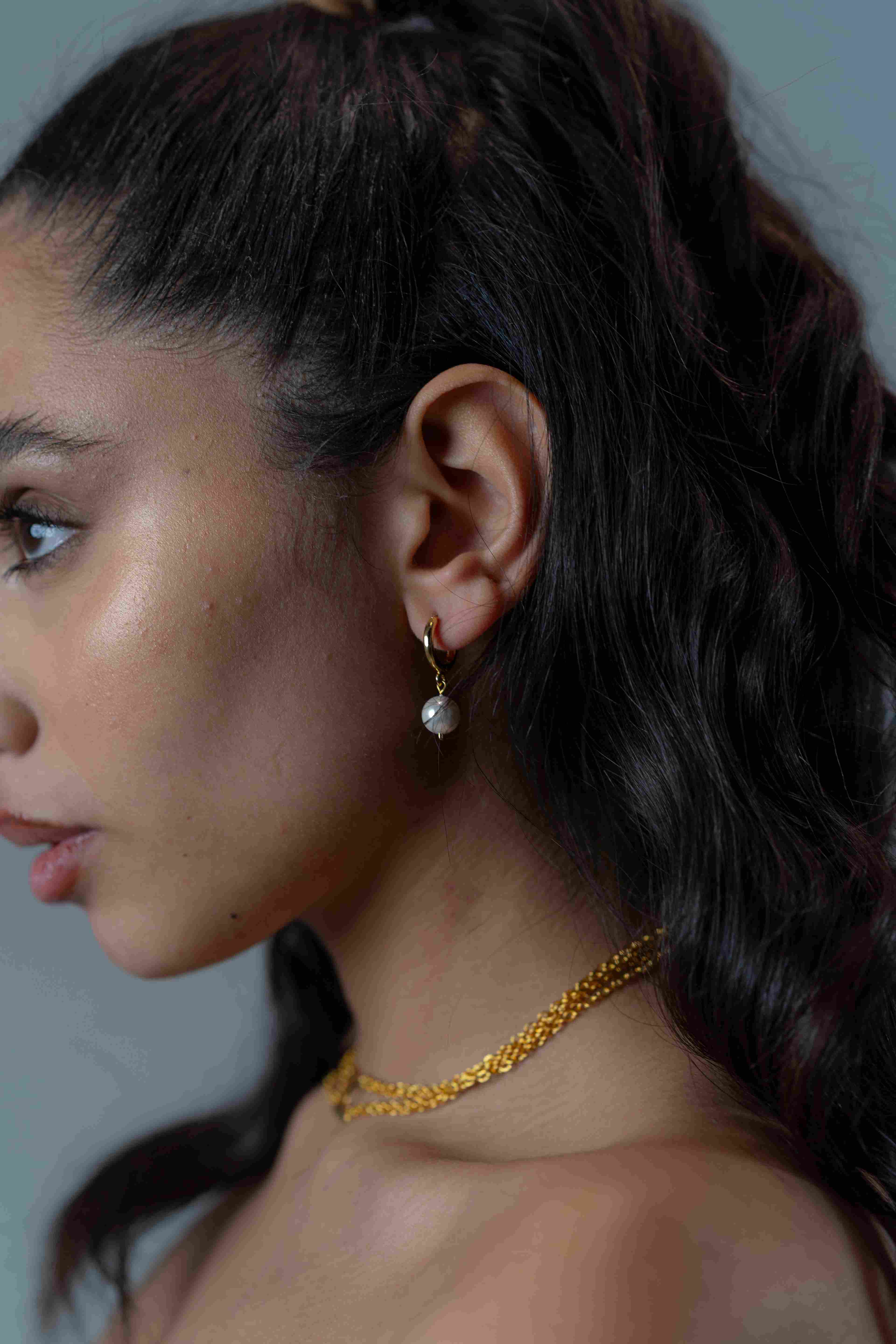 Classy Moon Earrings