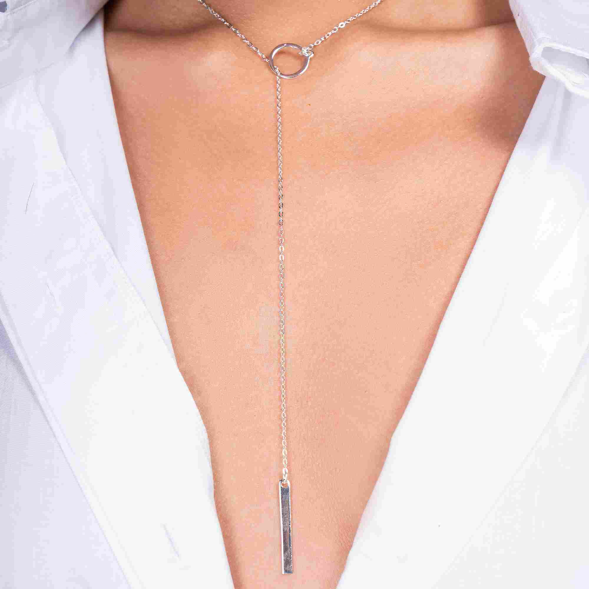 Balanced Necklace - silver