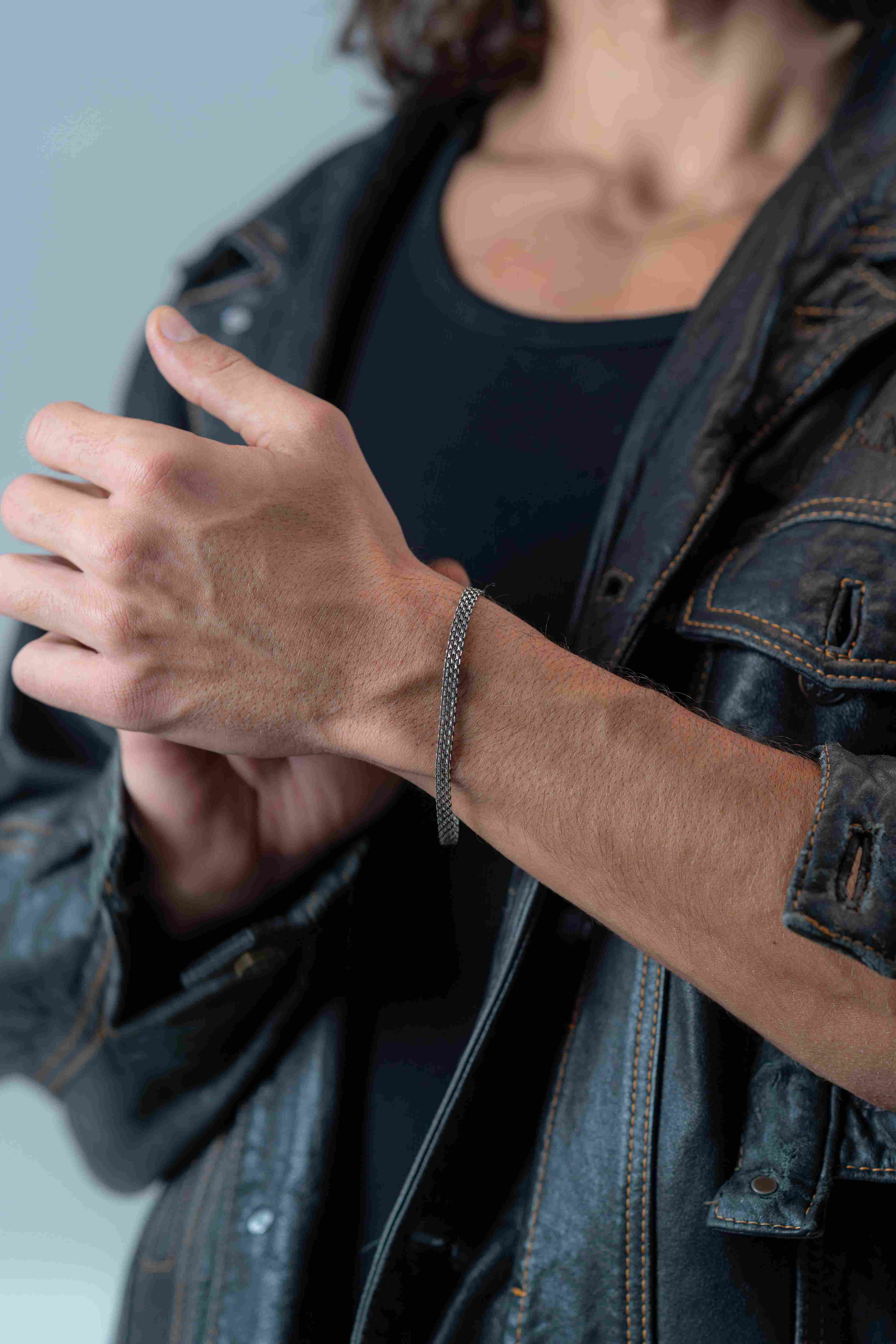 Heavy Oxidized Bracelet