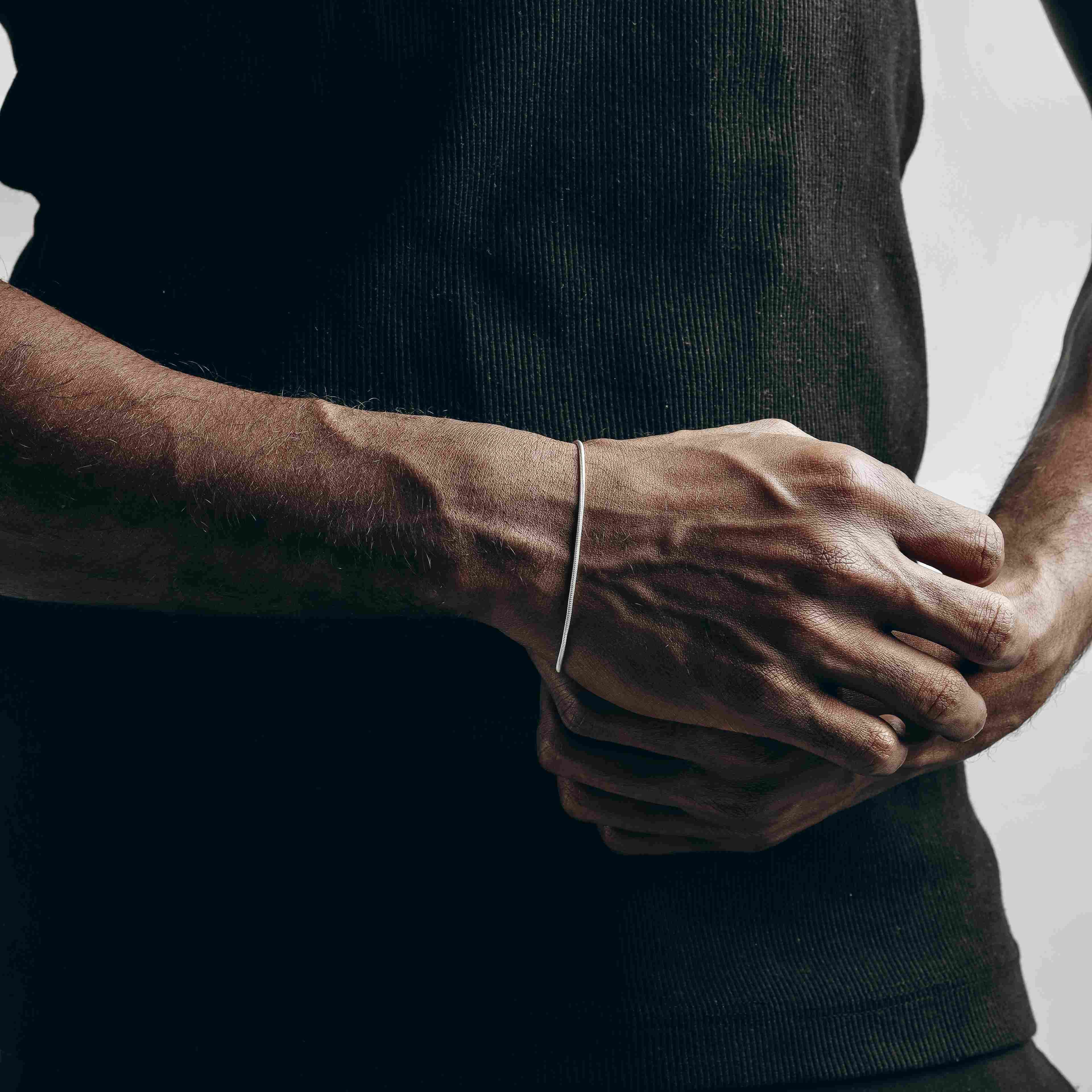 Silver Verge Bracelet - silver