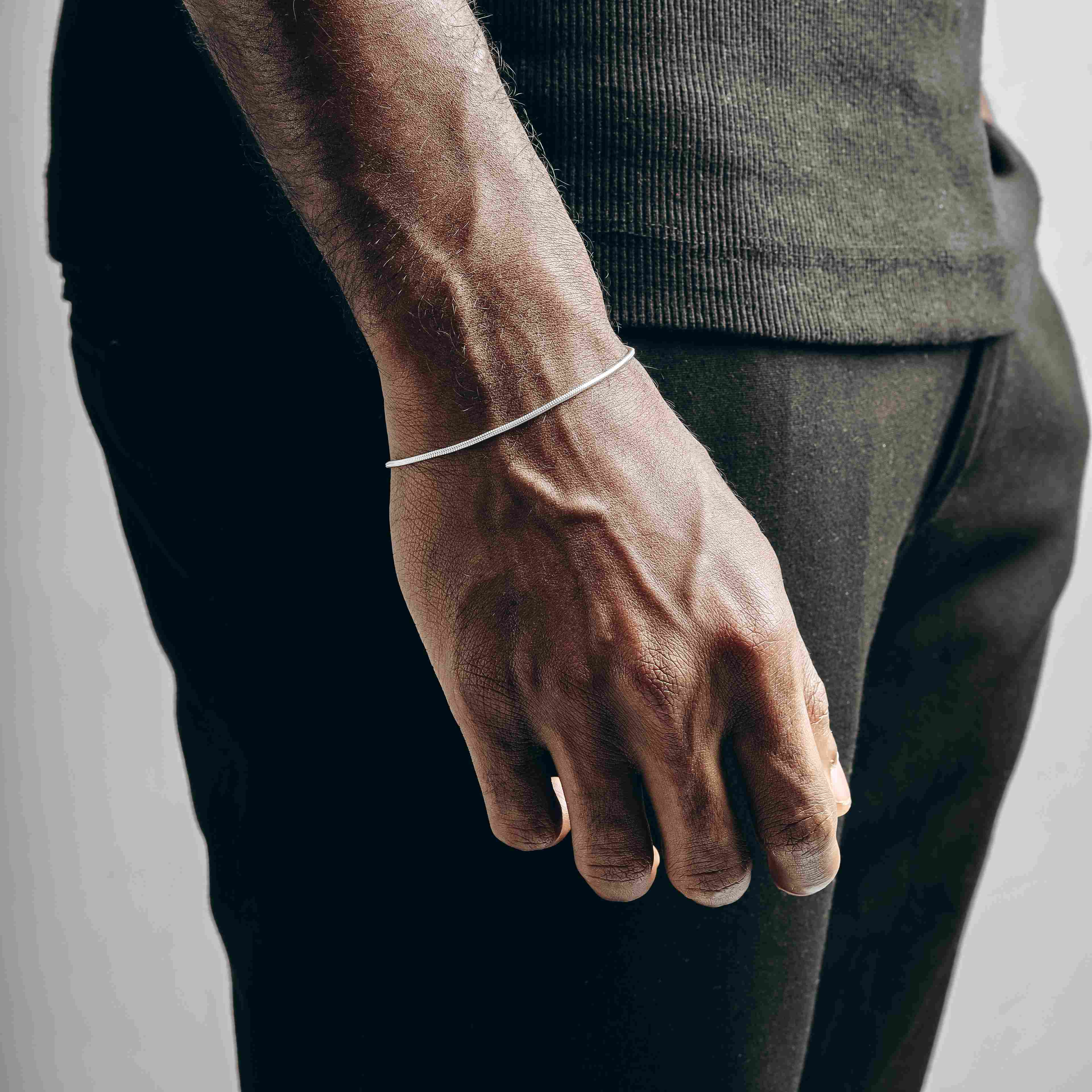 Silver Verge Bracelet - silver