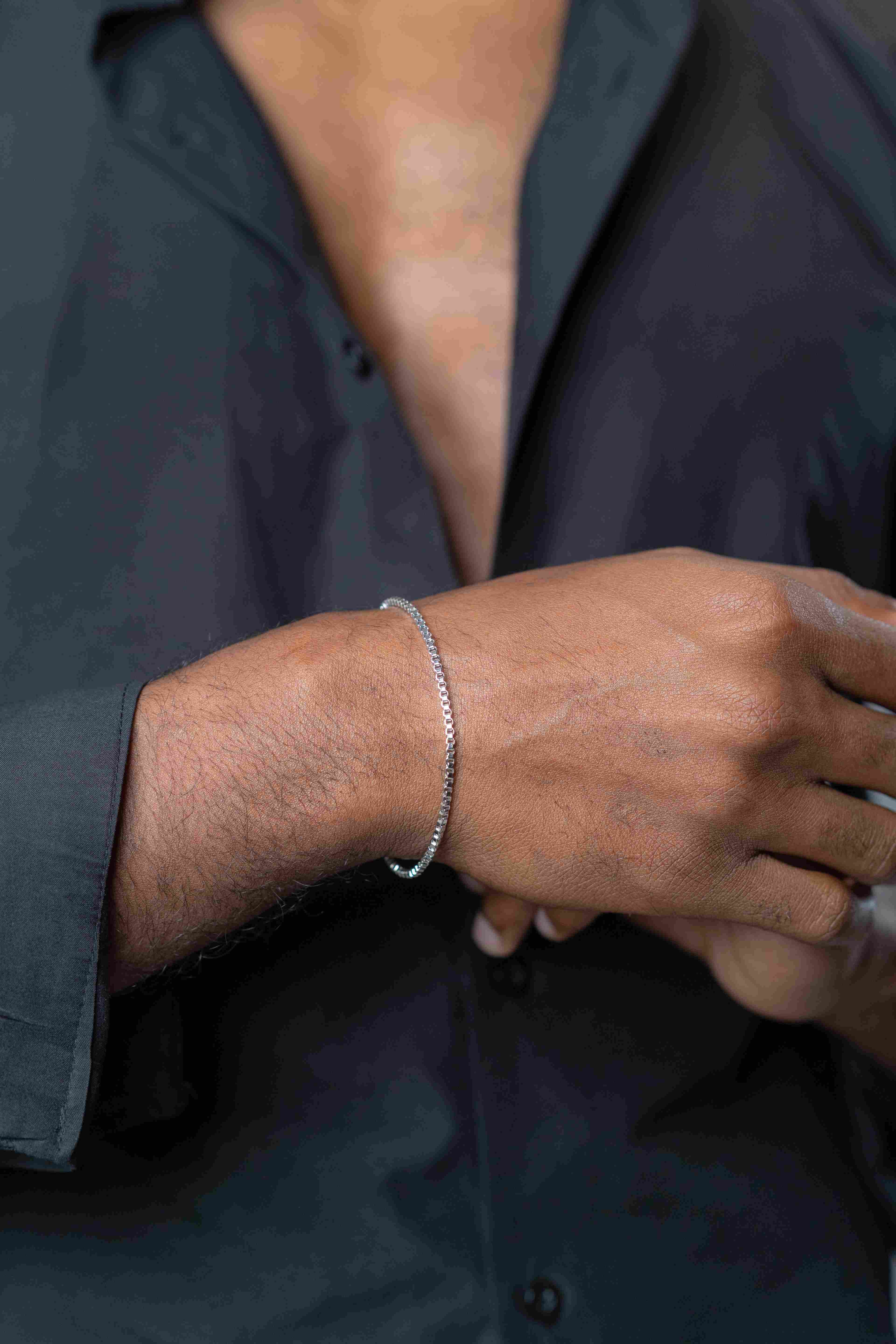 Box Silver Bracelet