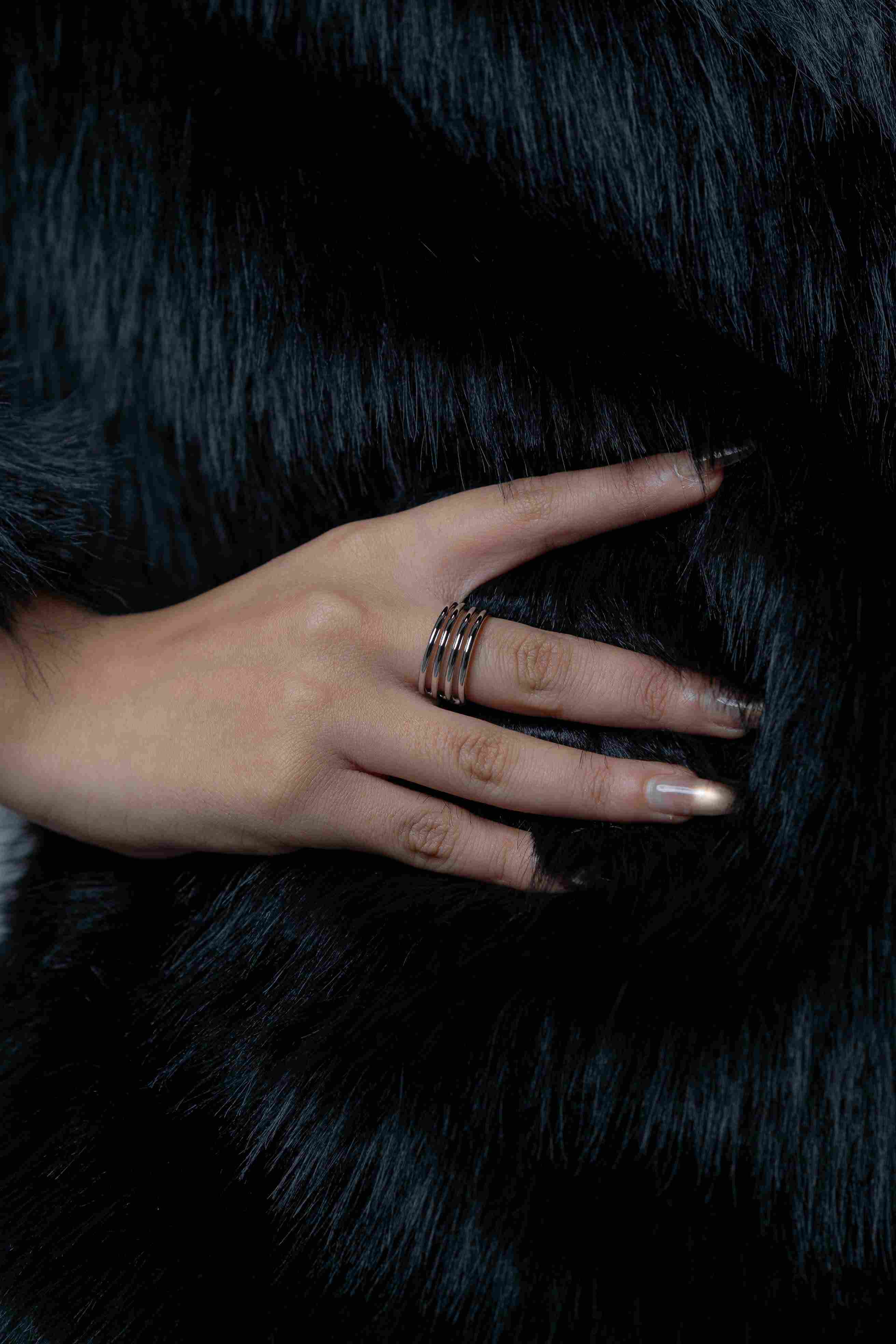 Layers Silver Ring  - silver