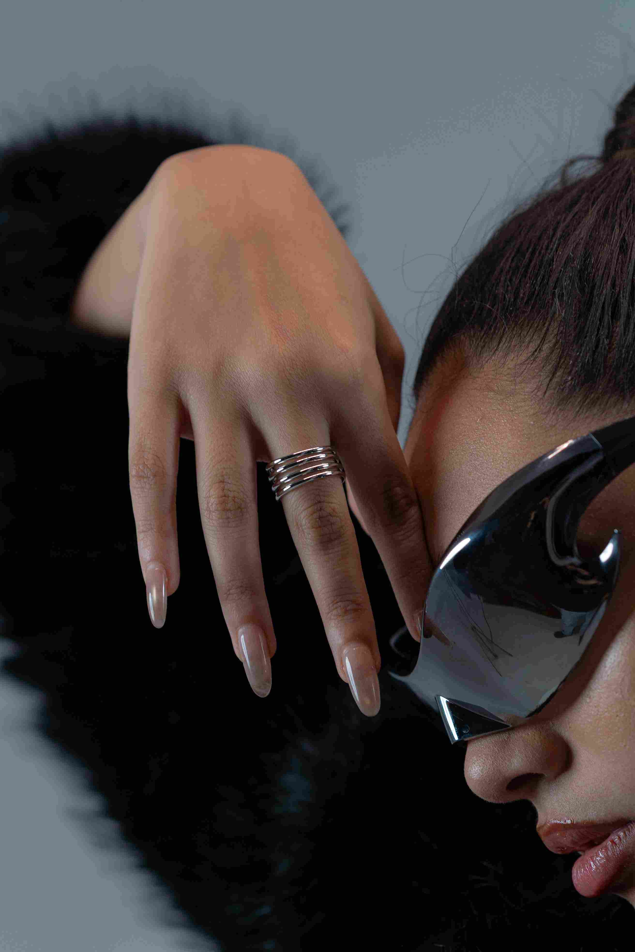 Layers Silver Ring  - silver