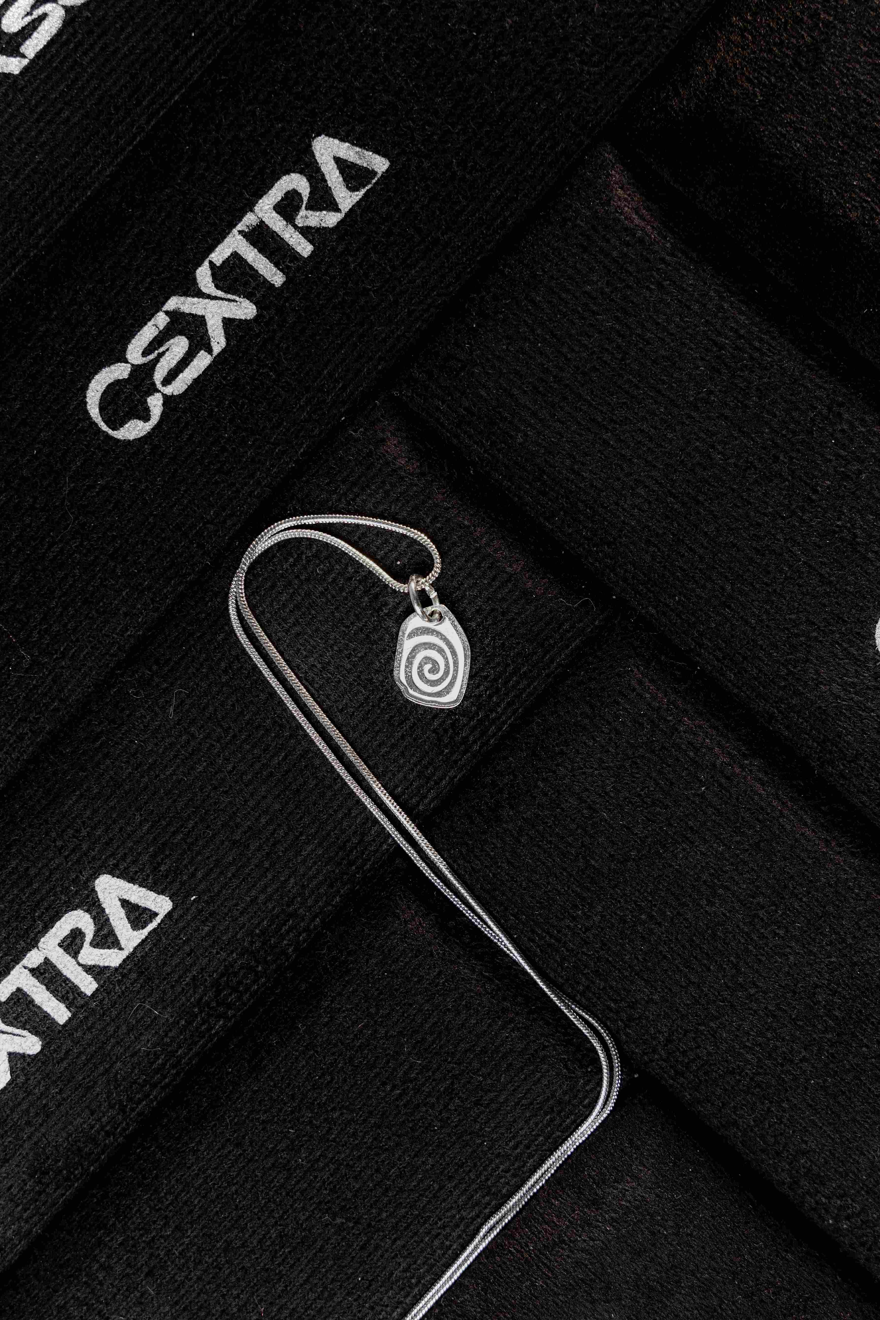 Spiral Silver Necklace