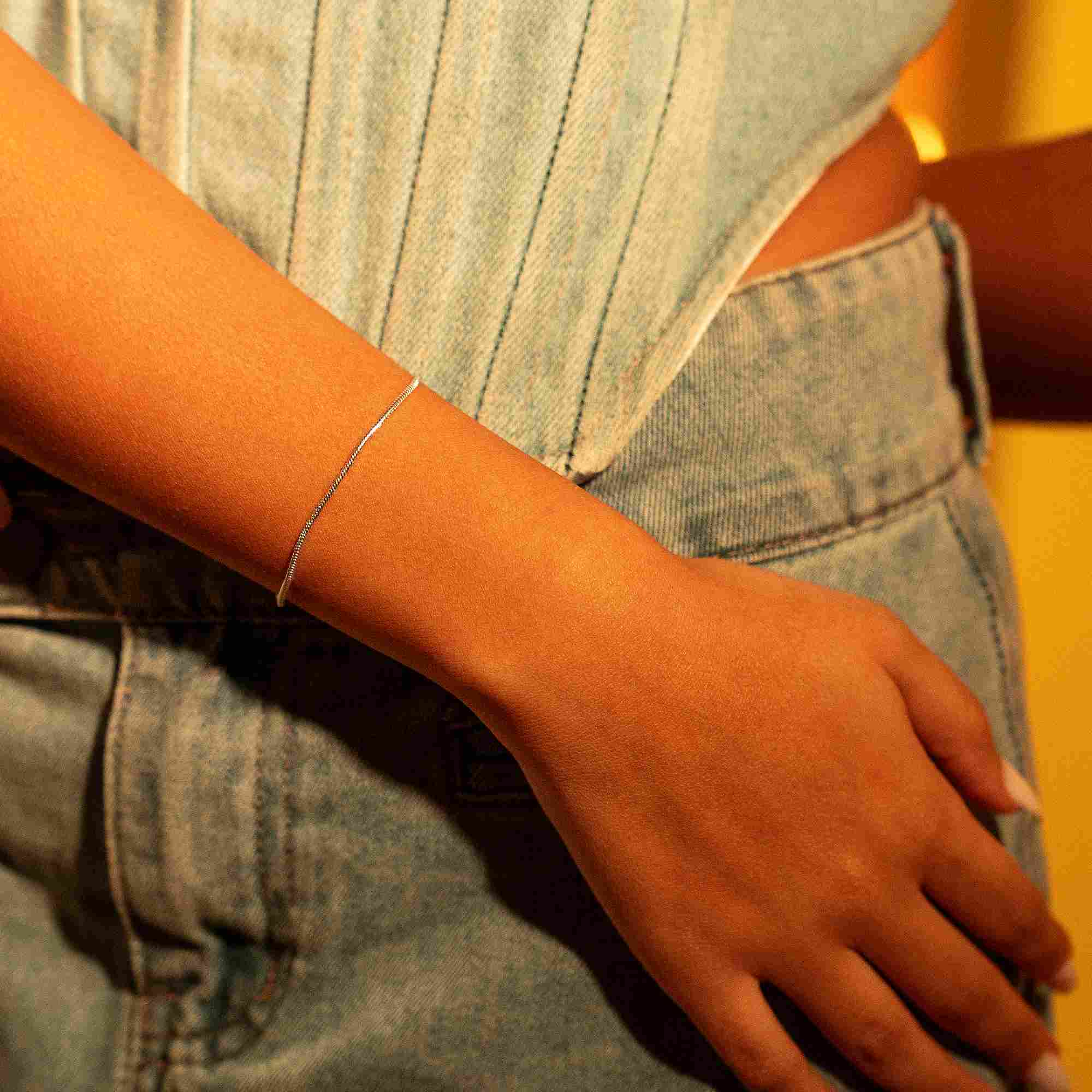 Silver Verge Bracelet - silver