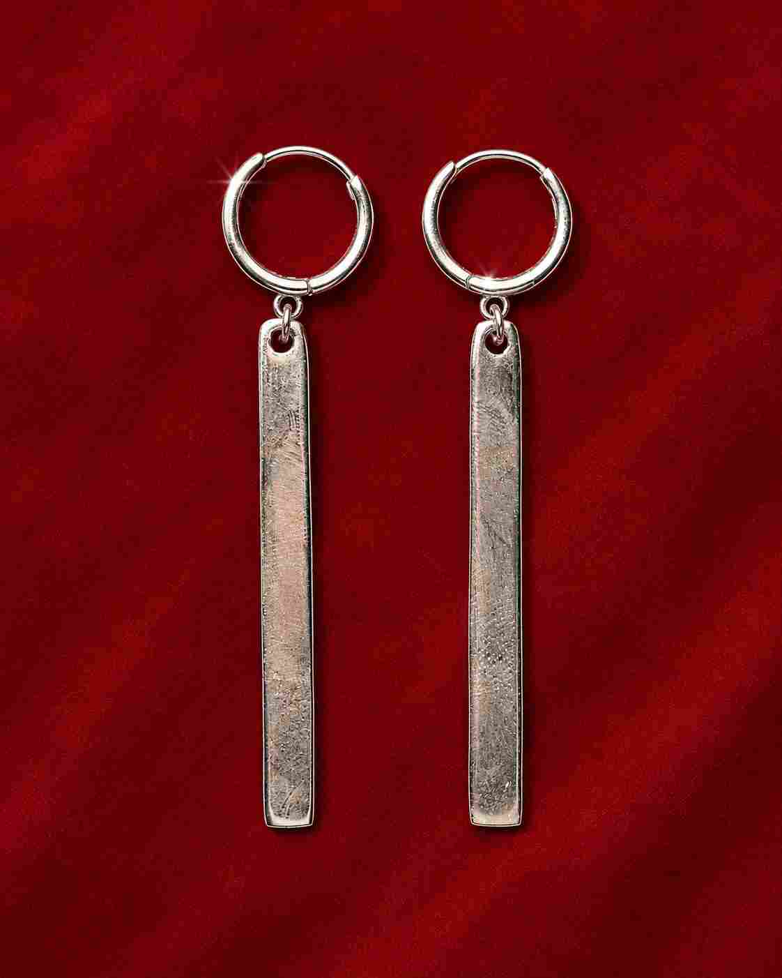Silver Ray Earrings