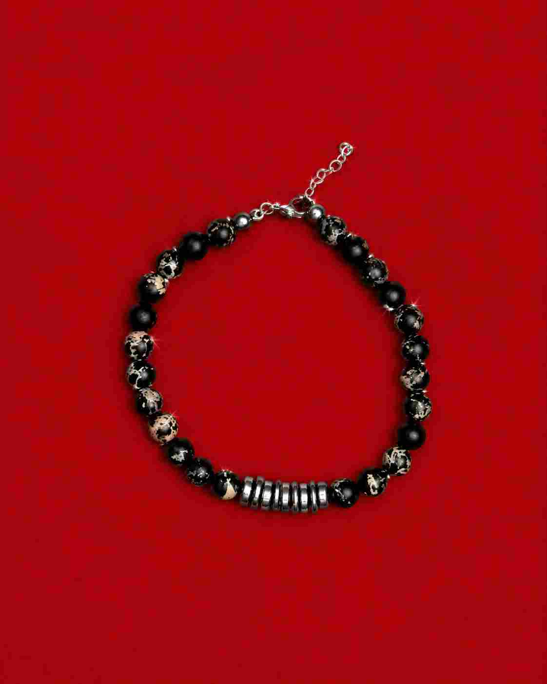 Shadow and Steel Bracelet