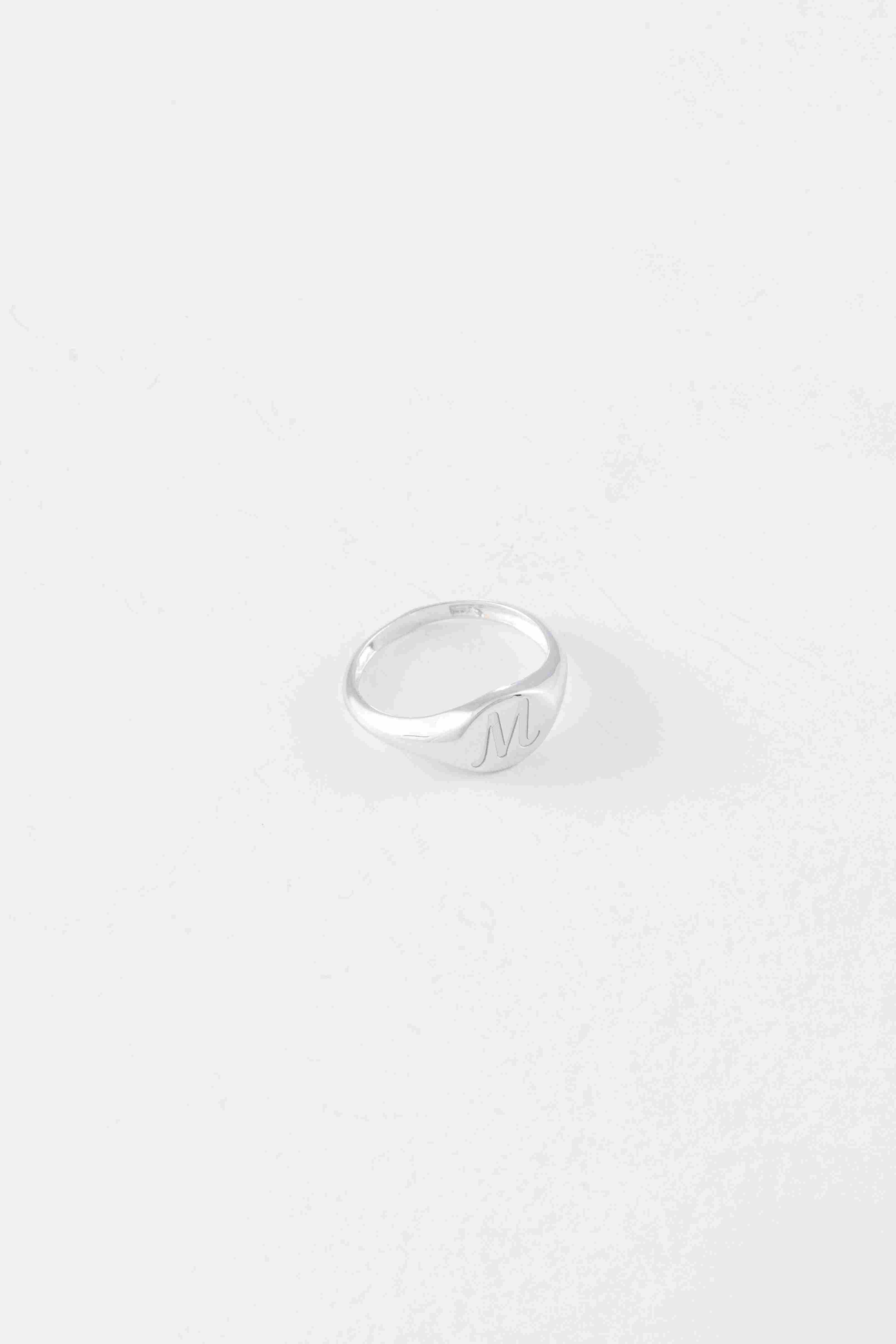 Letter Signet Ring