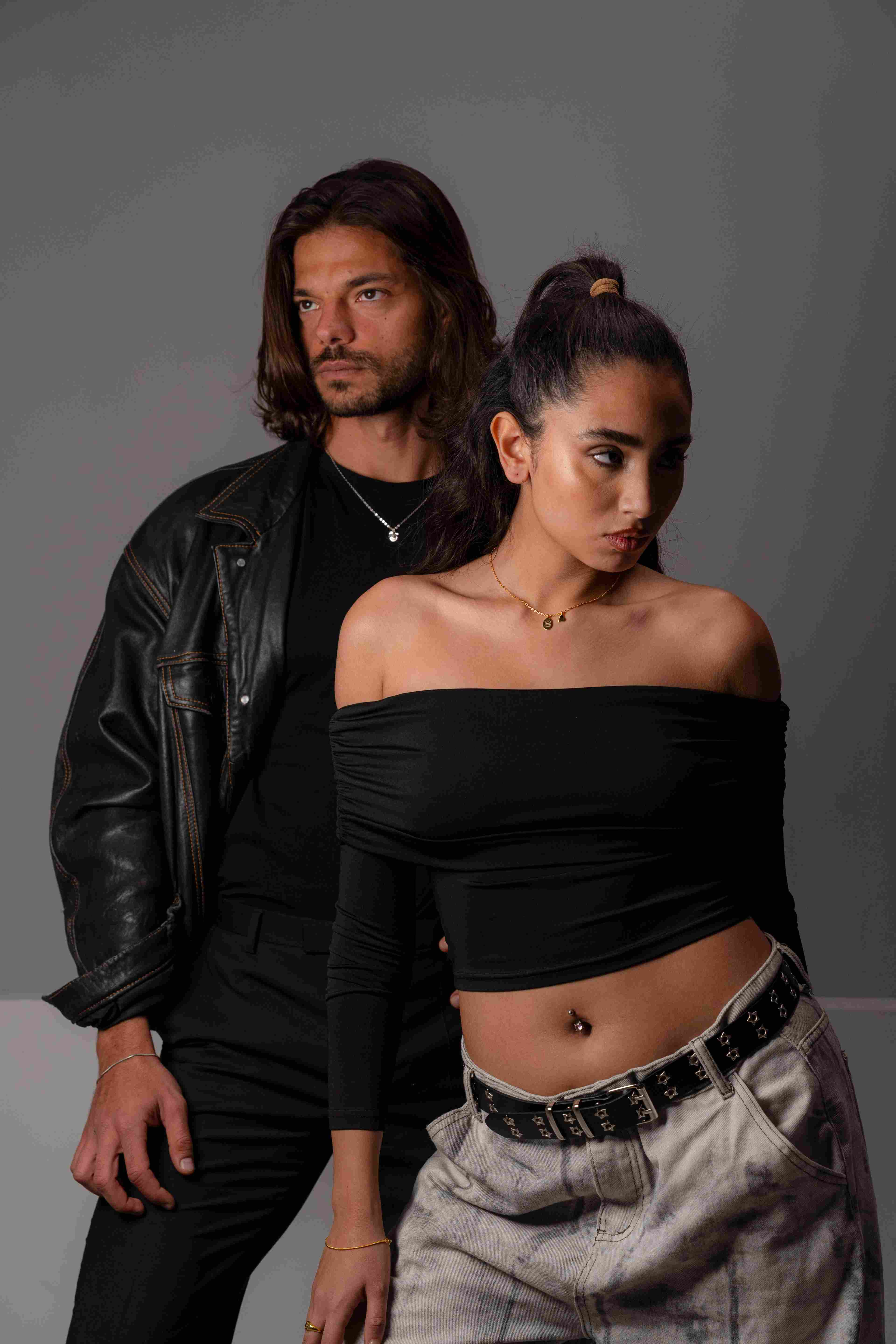 Forever Initial Necklace's Couple Set