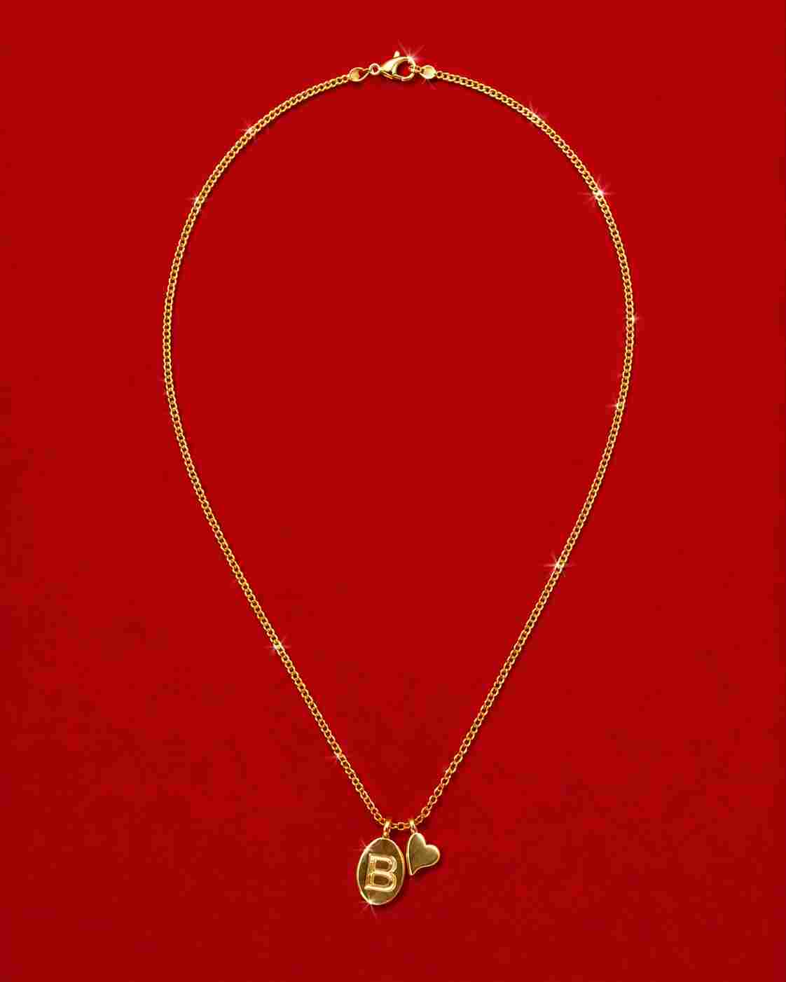 Forever Initial Necklace's Couple Set