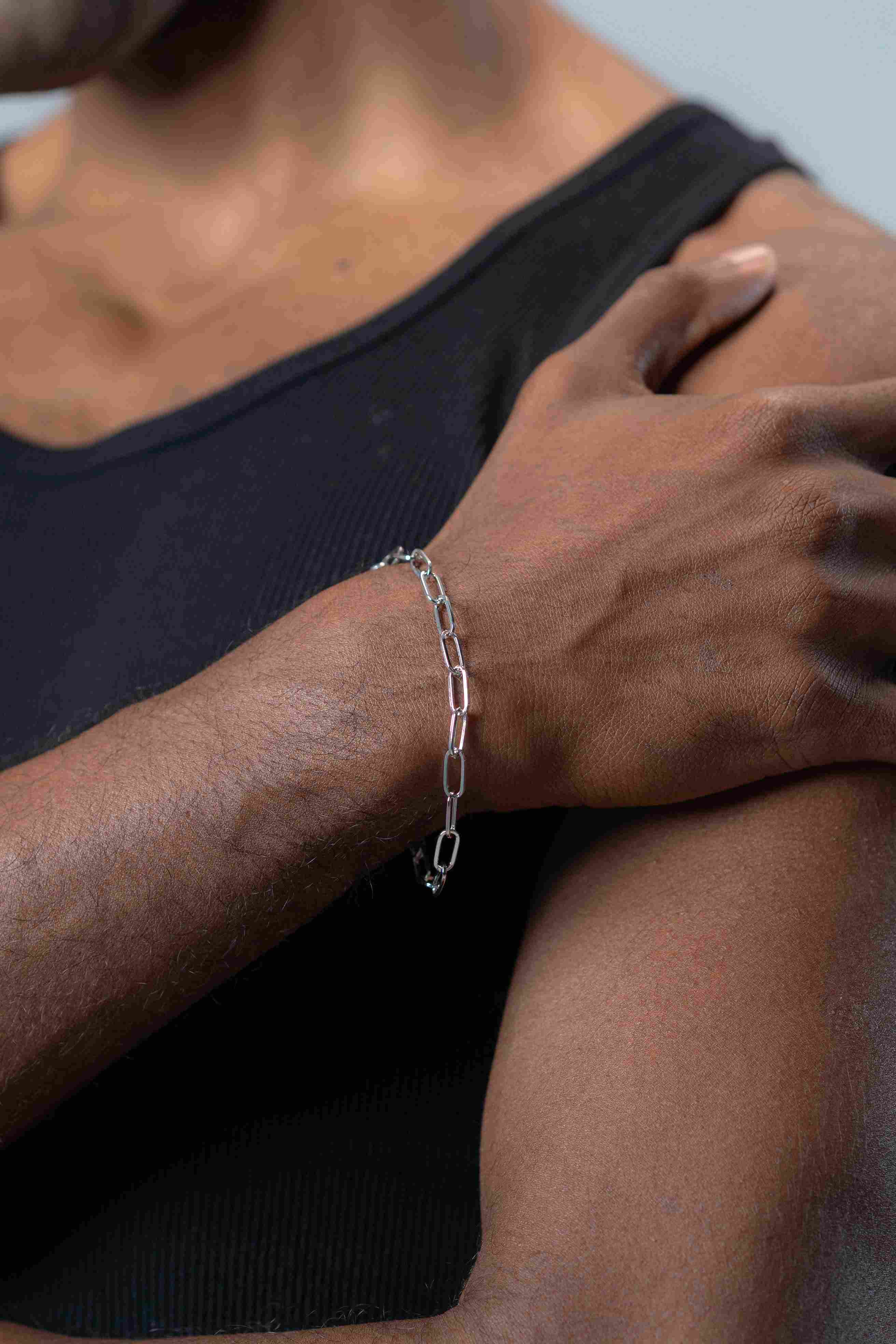 Linked Silver Bracelet