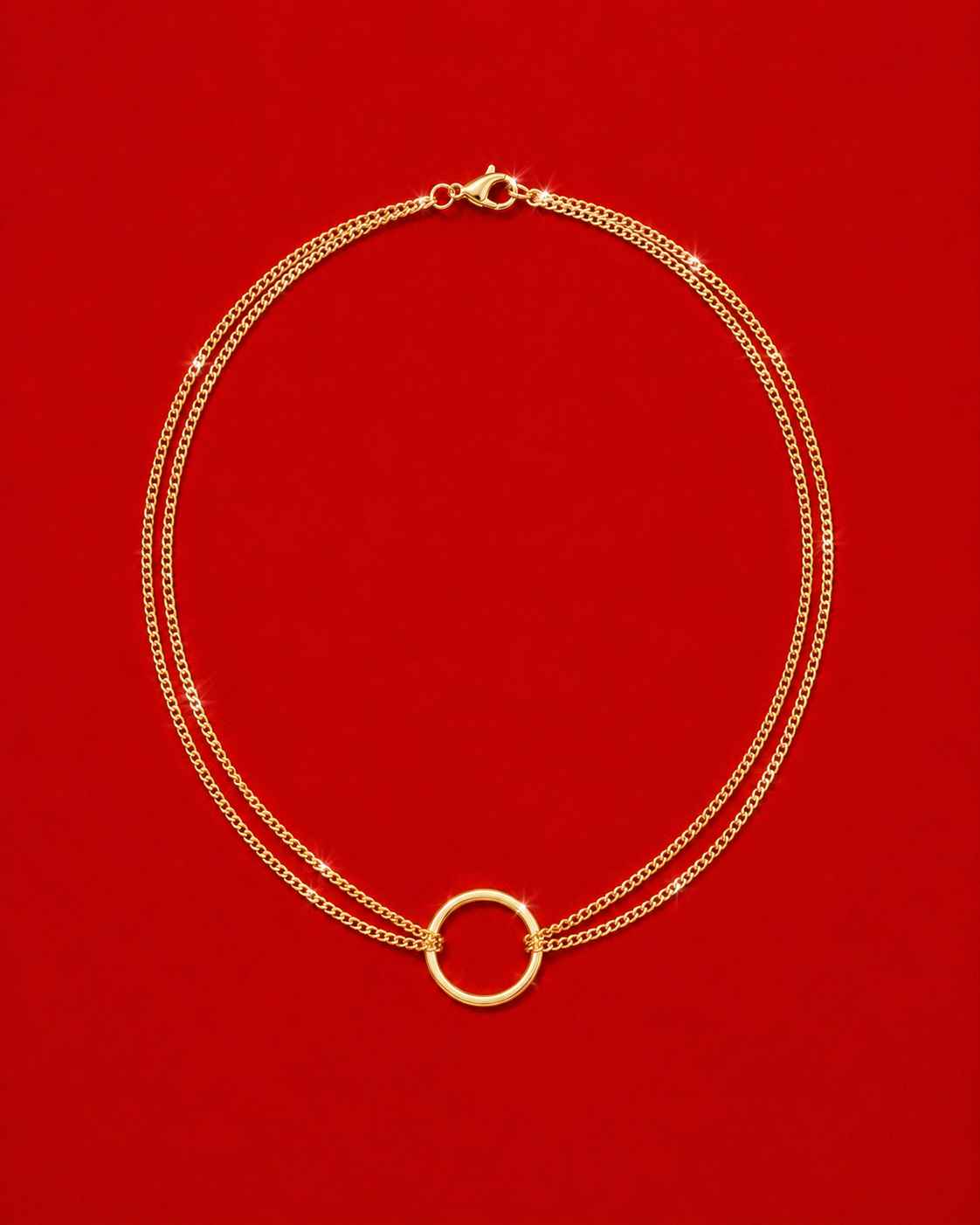 Golden Loop Necklace