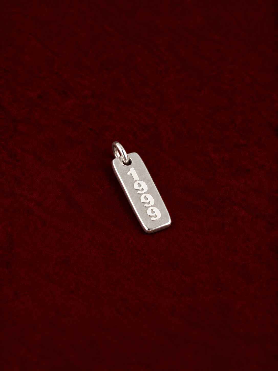Silver Verge with Silver Memory Pendant