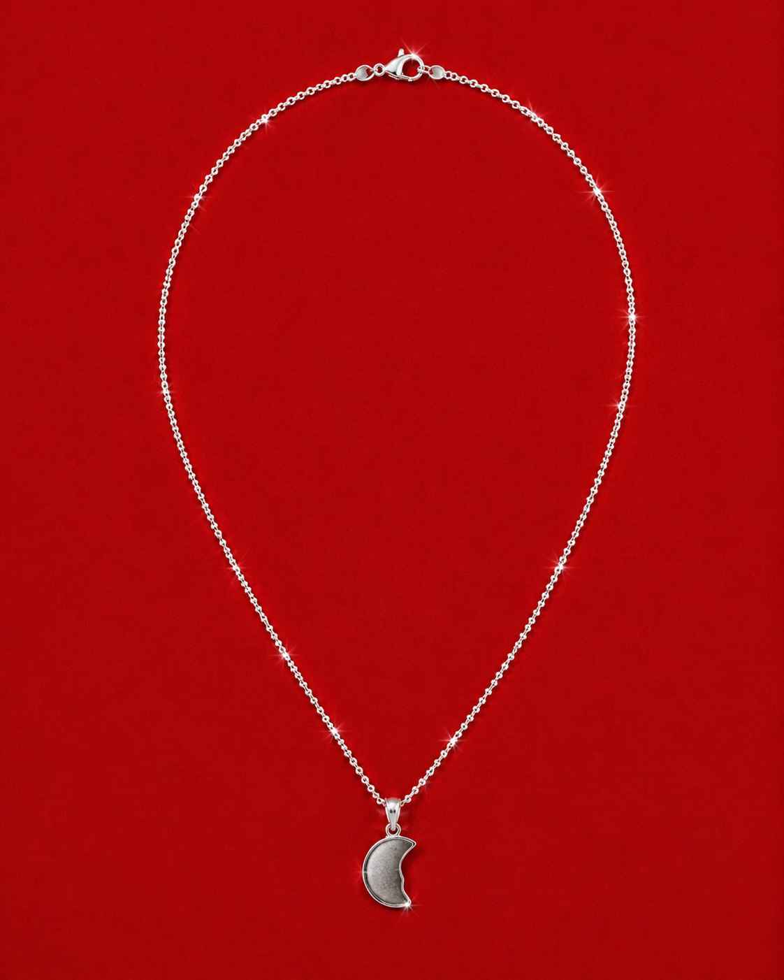 Split Moon Necklace