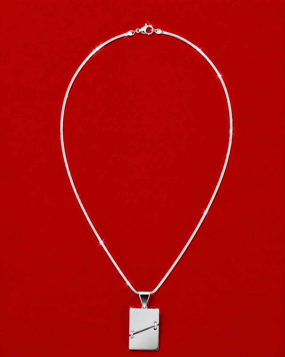 Fragmented Portrait Necklace