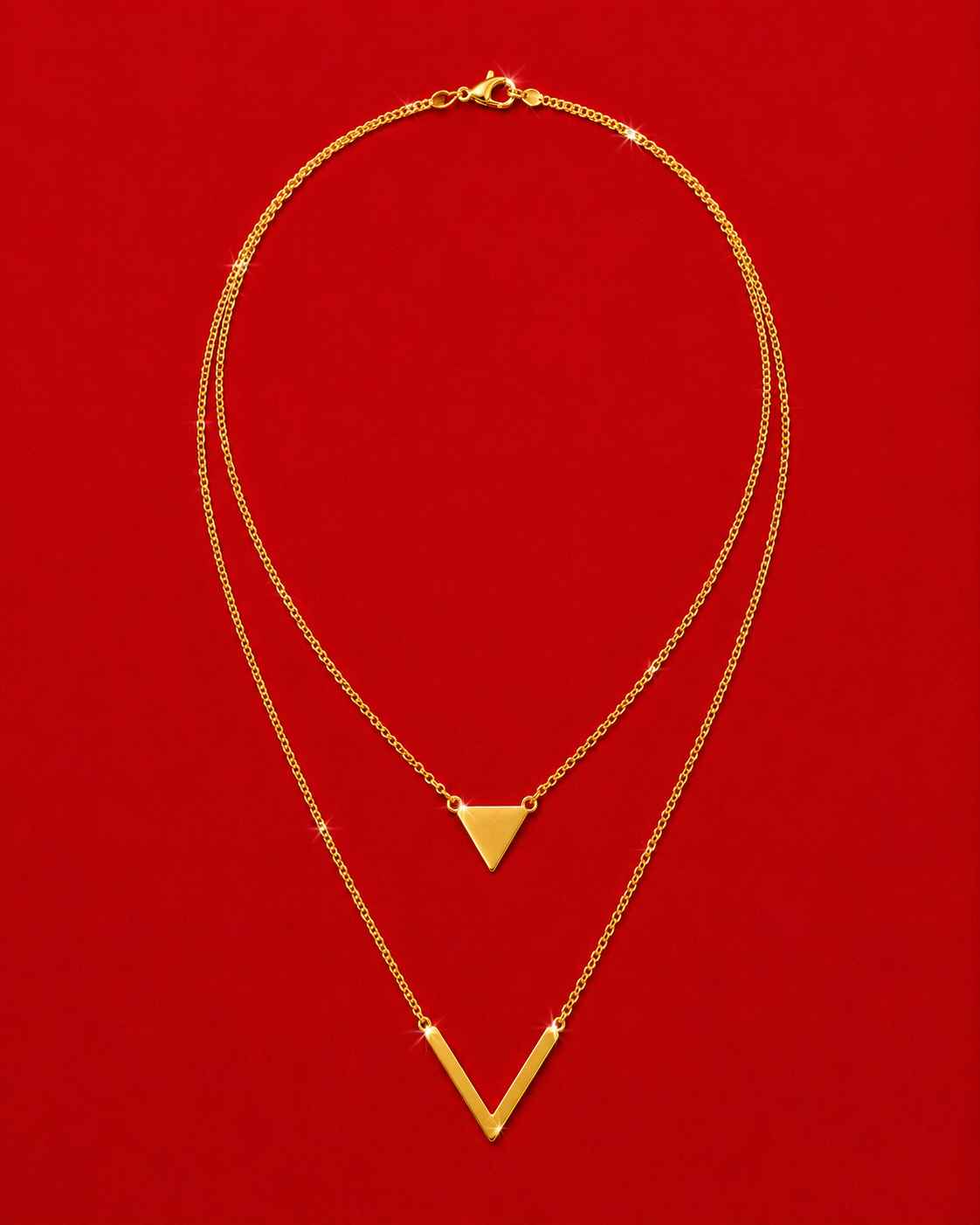 Golden Borders Necklace
