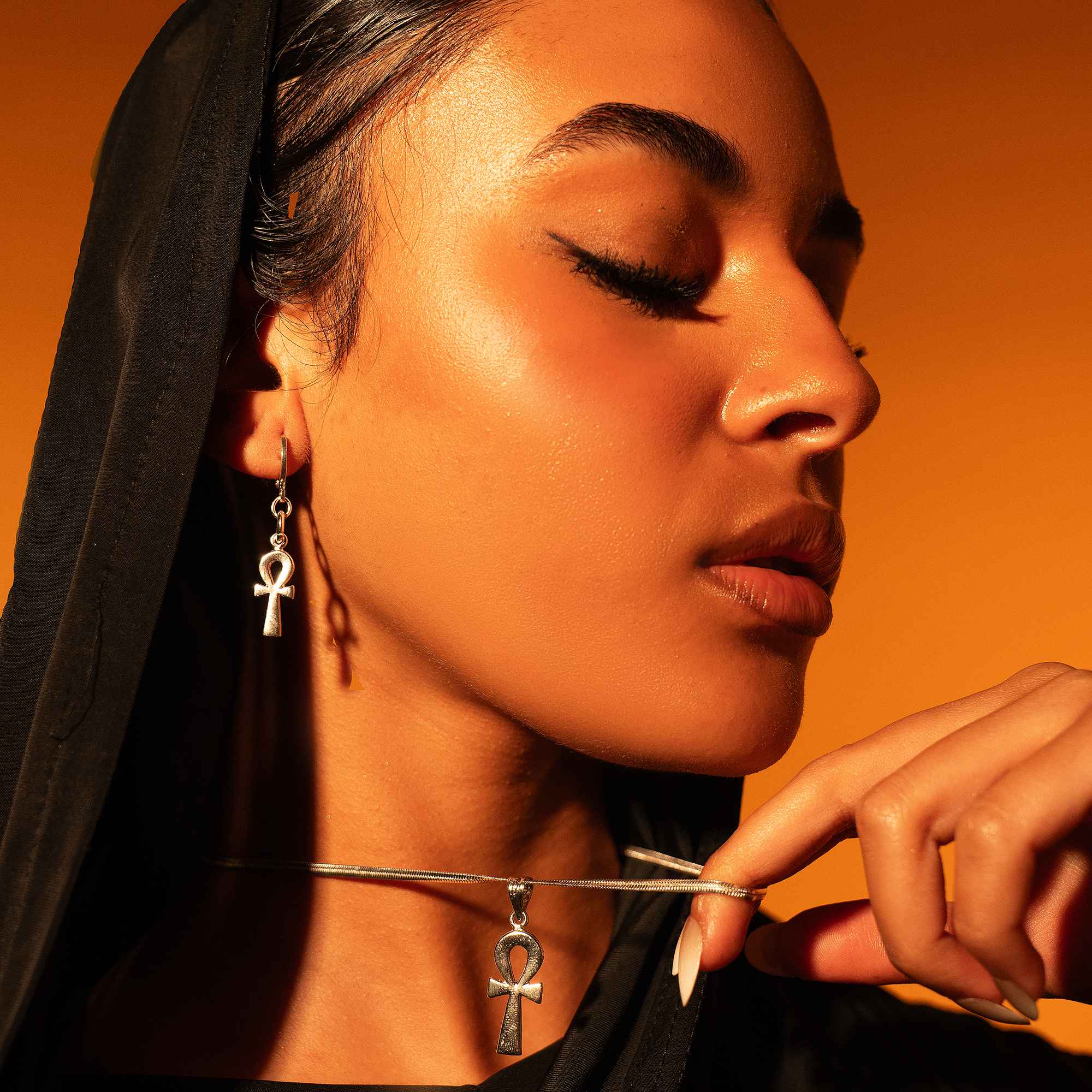 Eternal Key Earrings