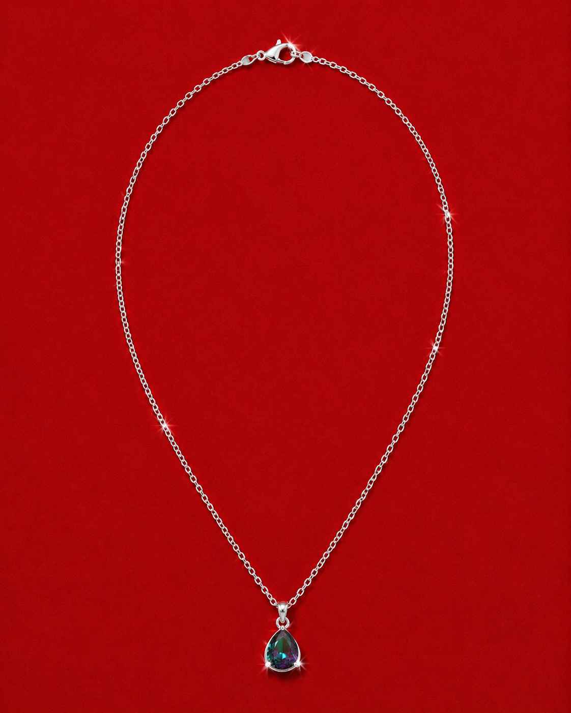 Pear Zircon Necklace