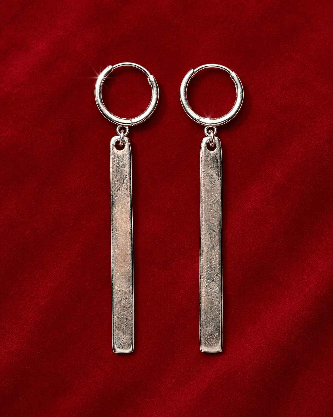 Silver Ray Earrings