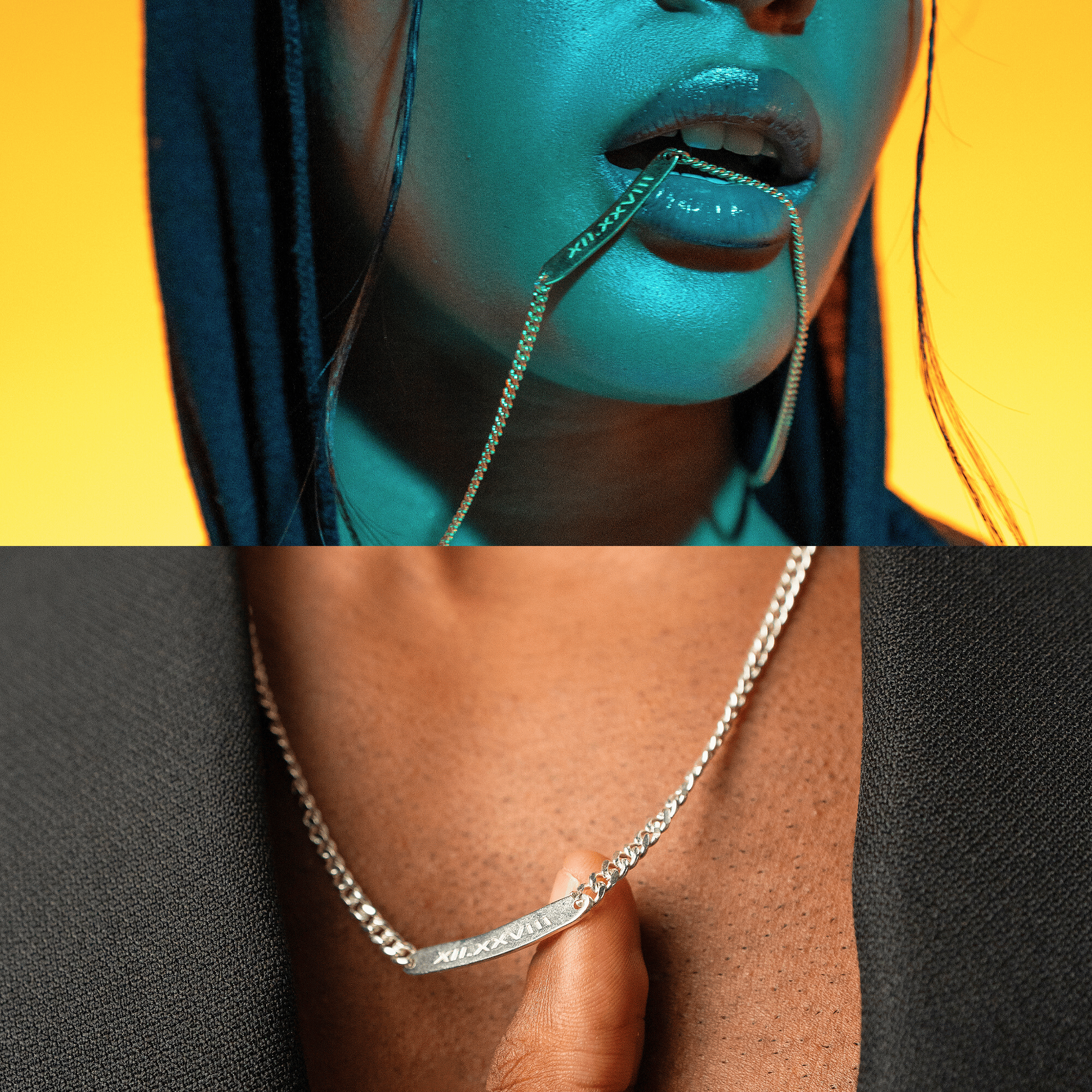 Eternal Memory Couple's Necklace Set