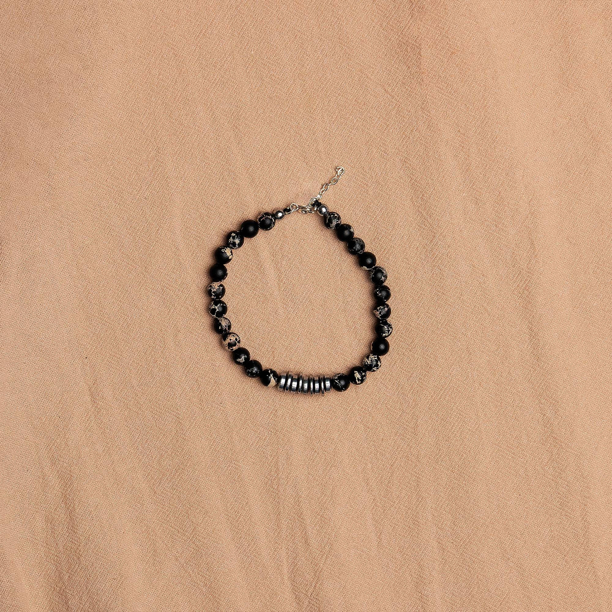 Shadow and Steel Bracelet