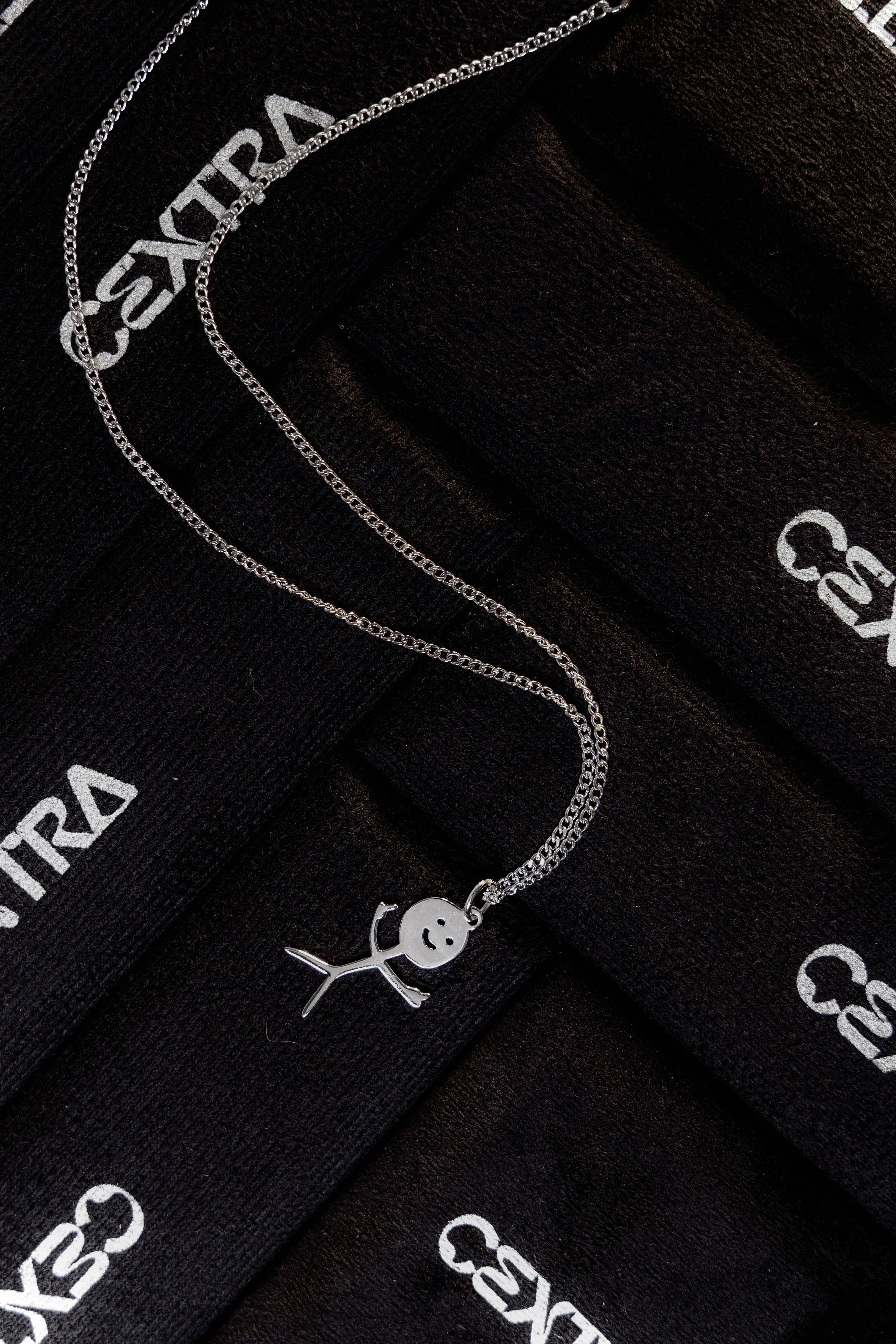 Fu*k Off Silver Necklace