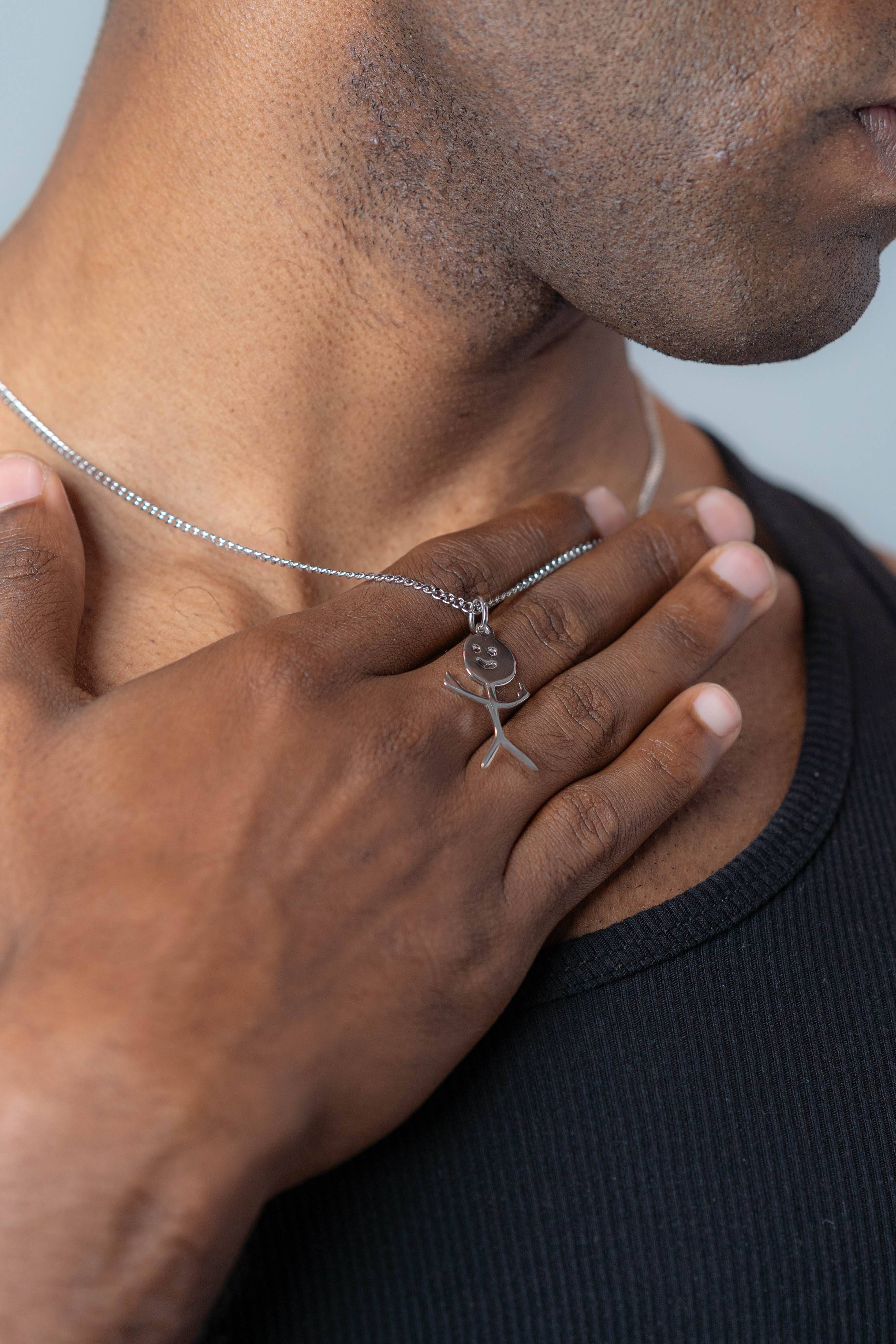 Fu*k Off Silver Necklace