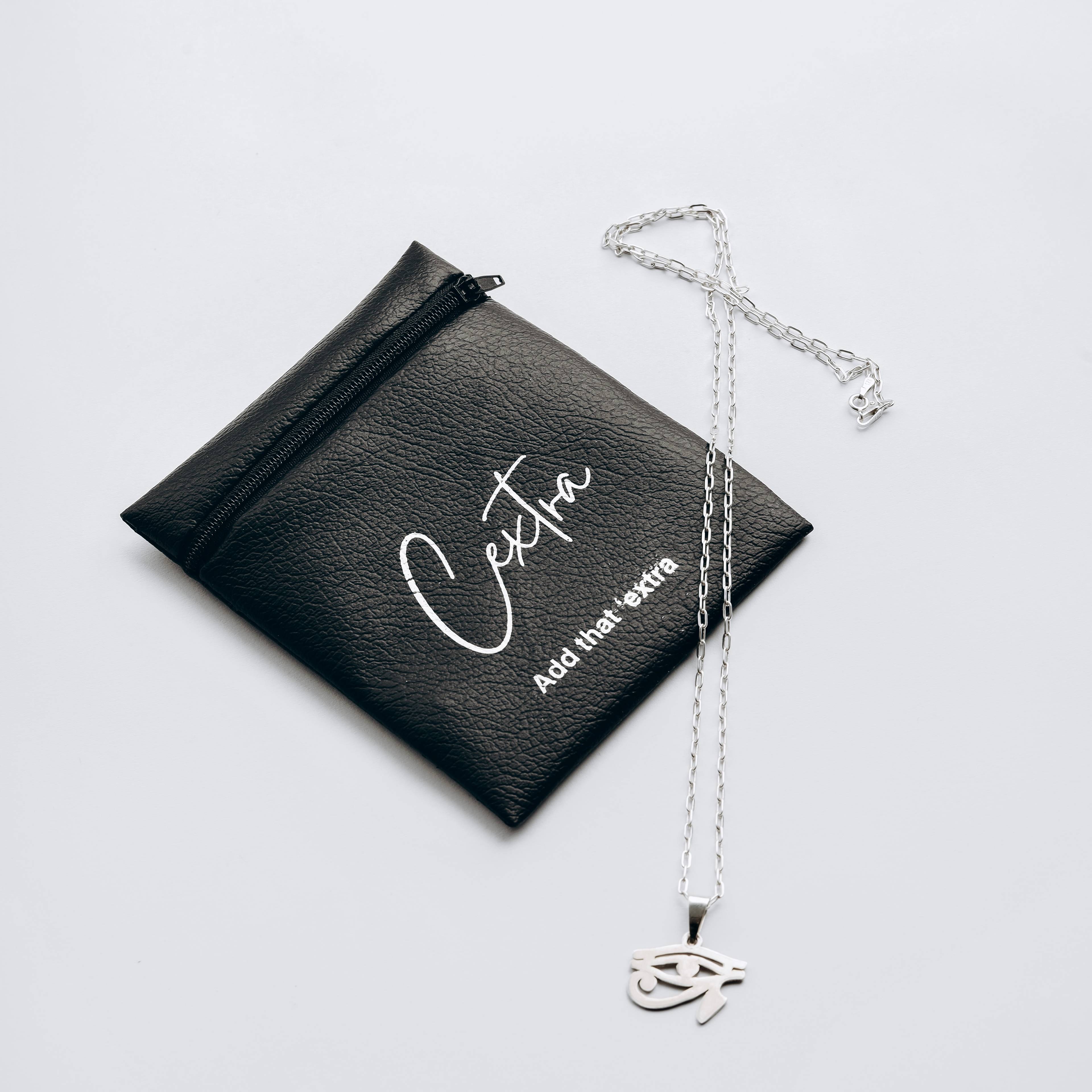 Eye Of Horus Silver Necklace 