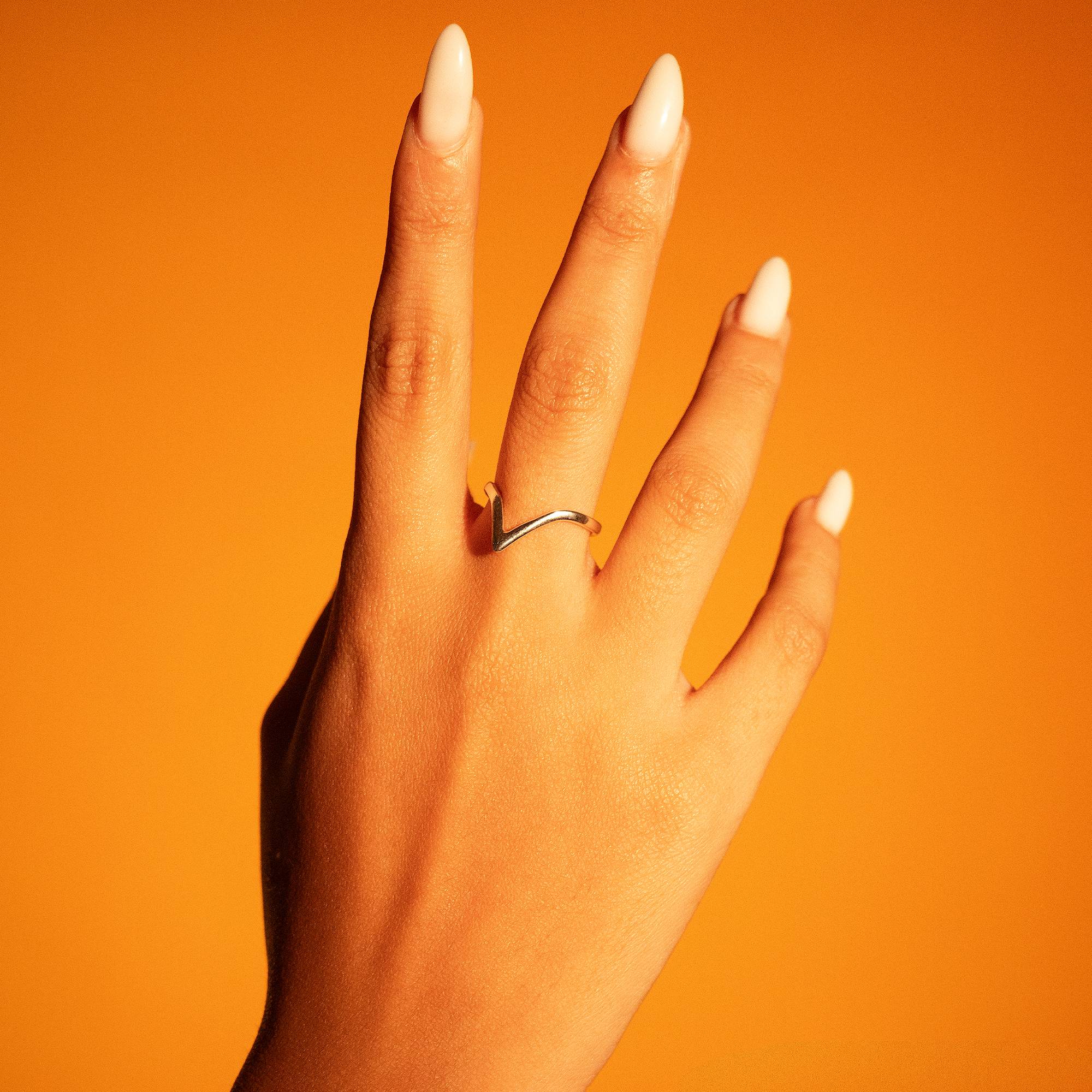 Silver Dart Ring - silver