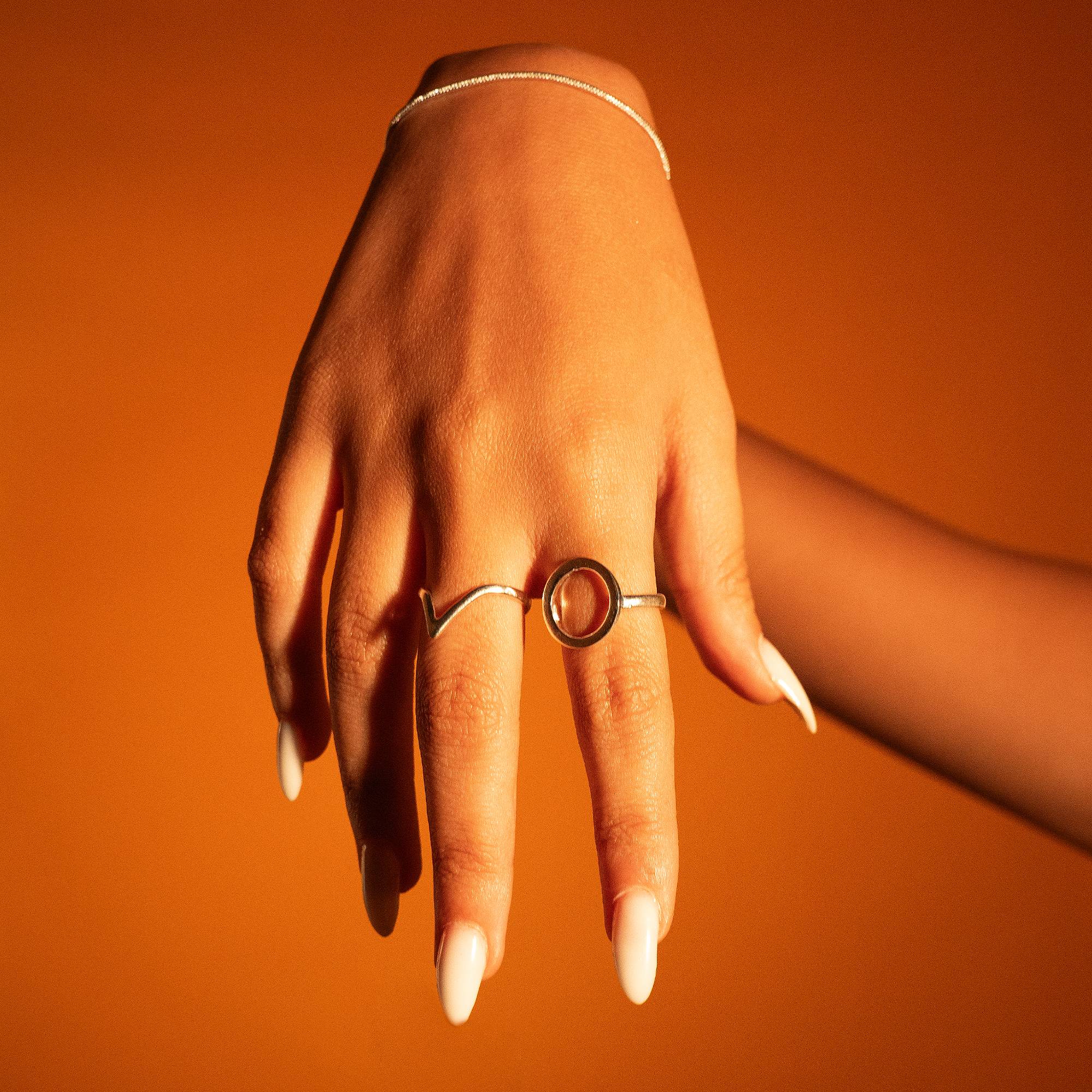 Silver Dart Ring - silver