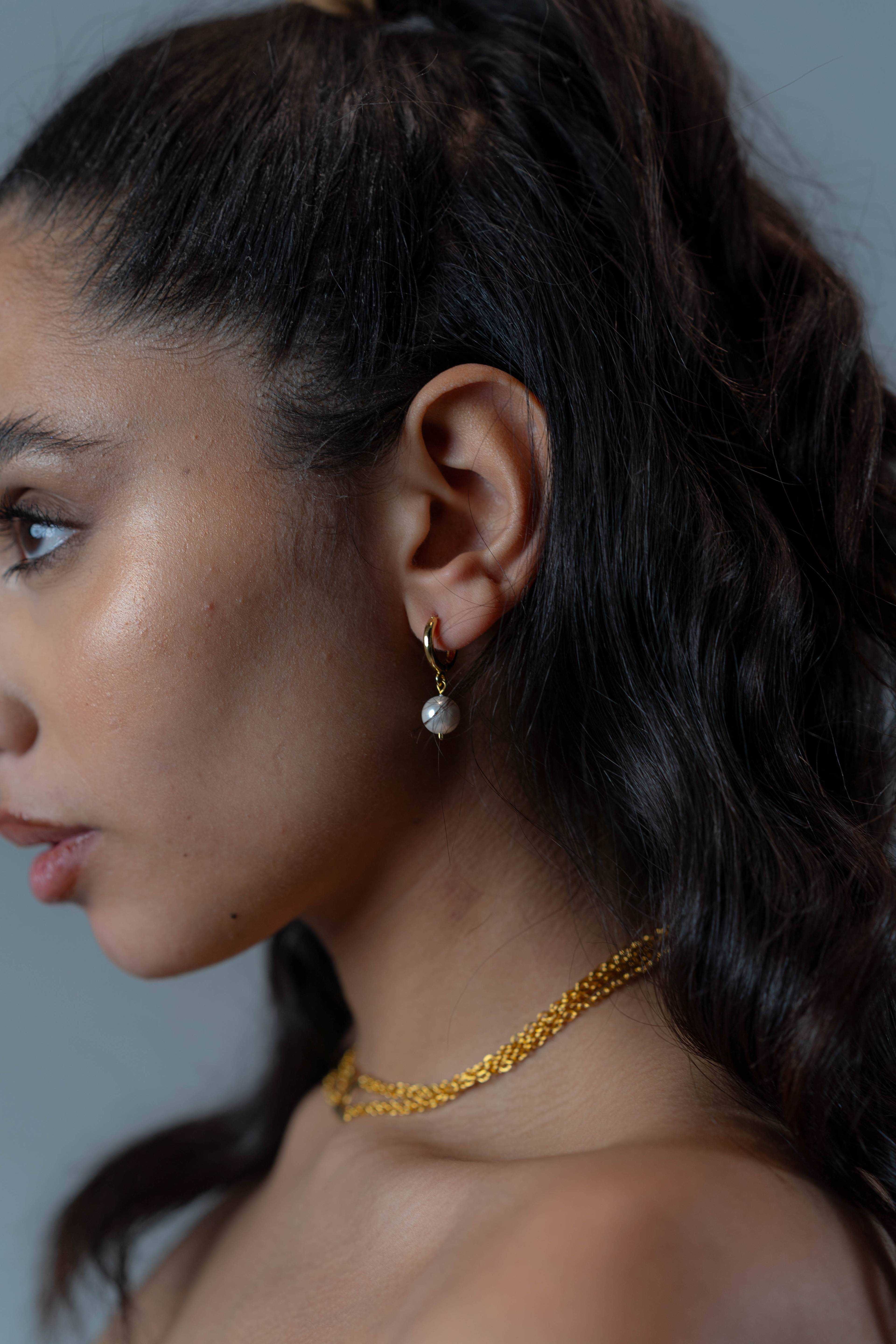 Classy Moon Earrings