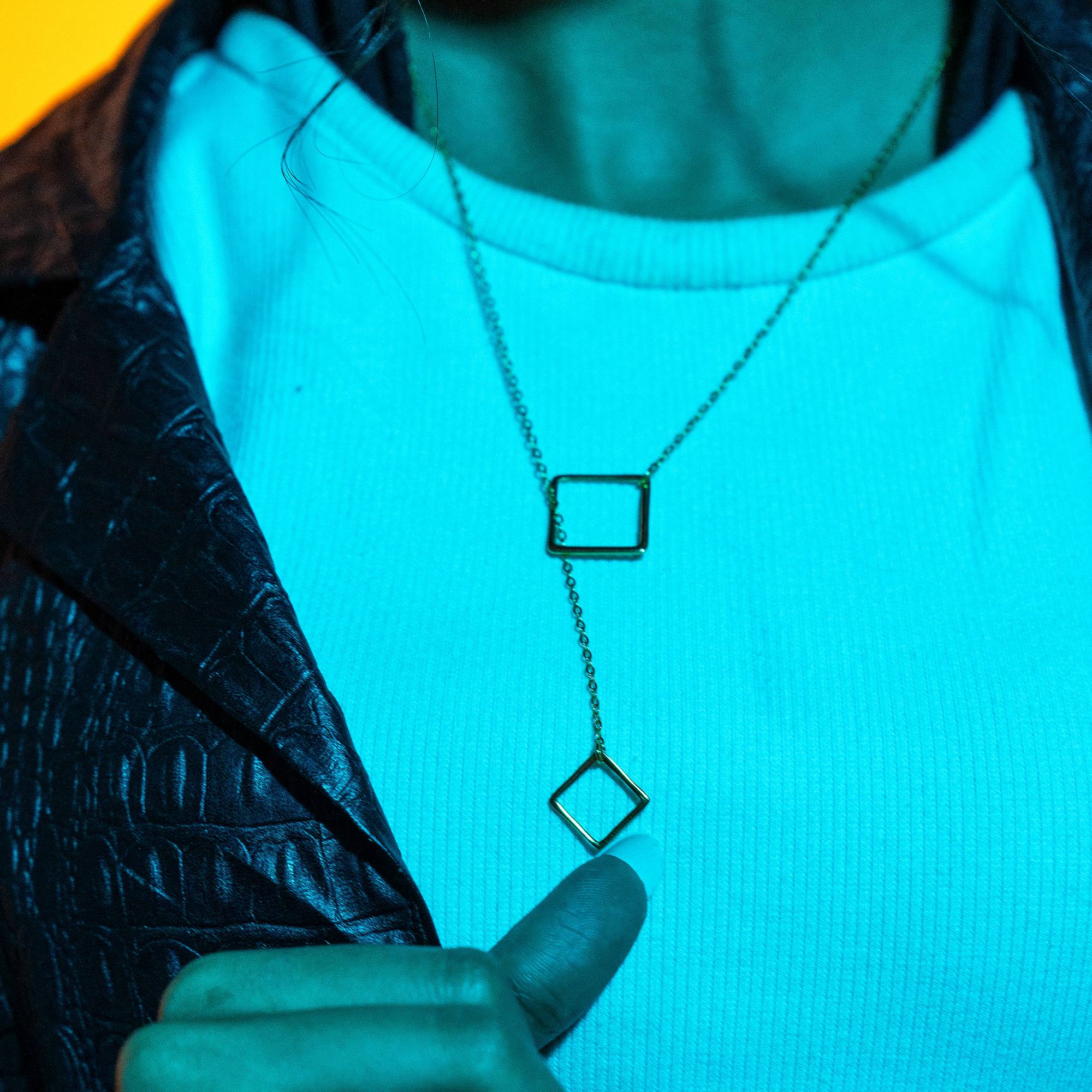 The Duo Necklace - gold