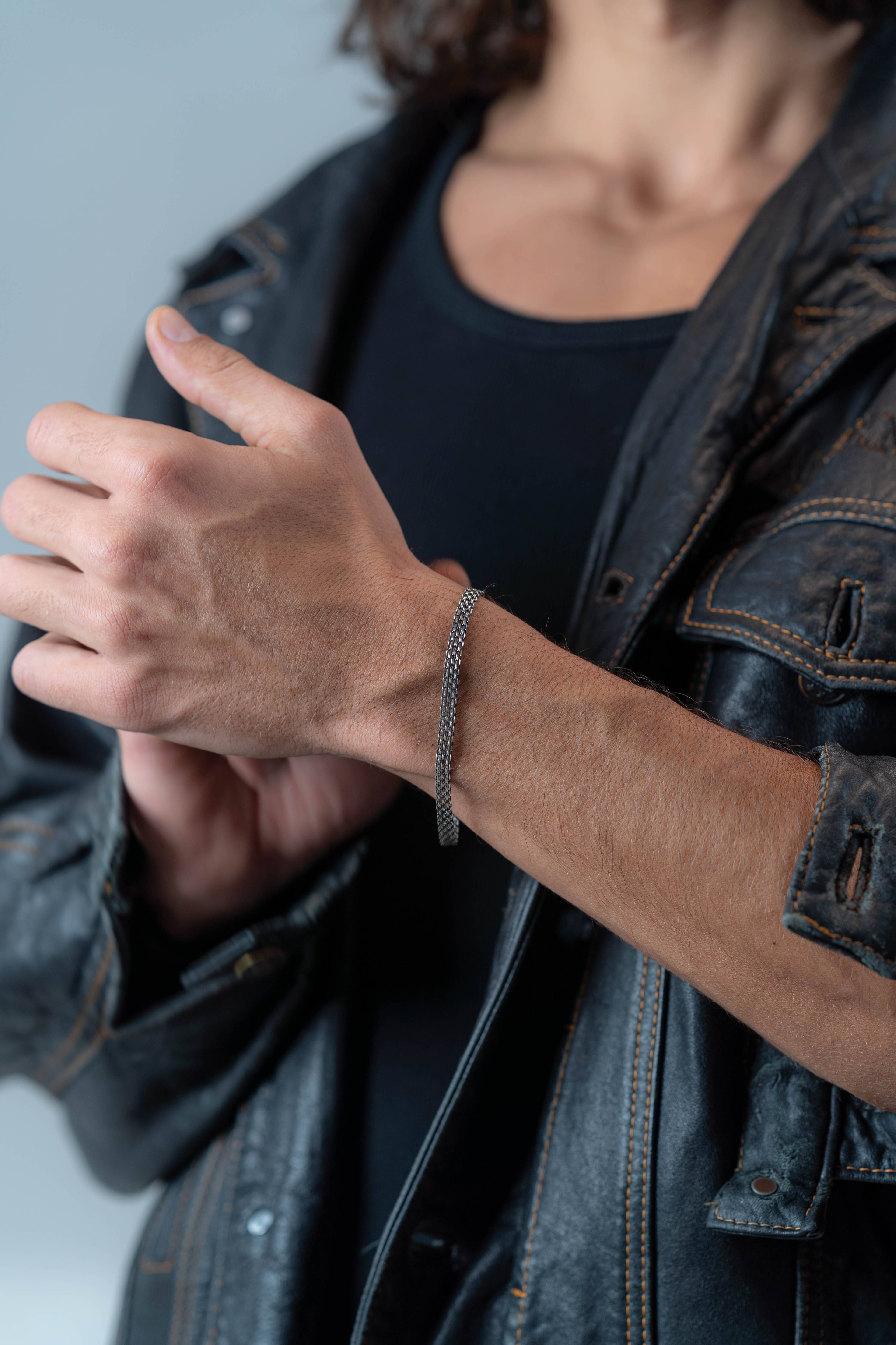 Heavy Oxidized Bracelet