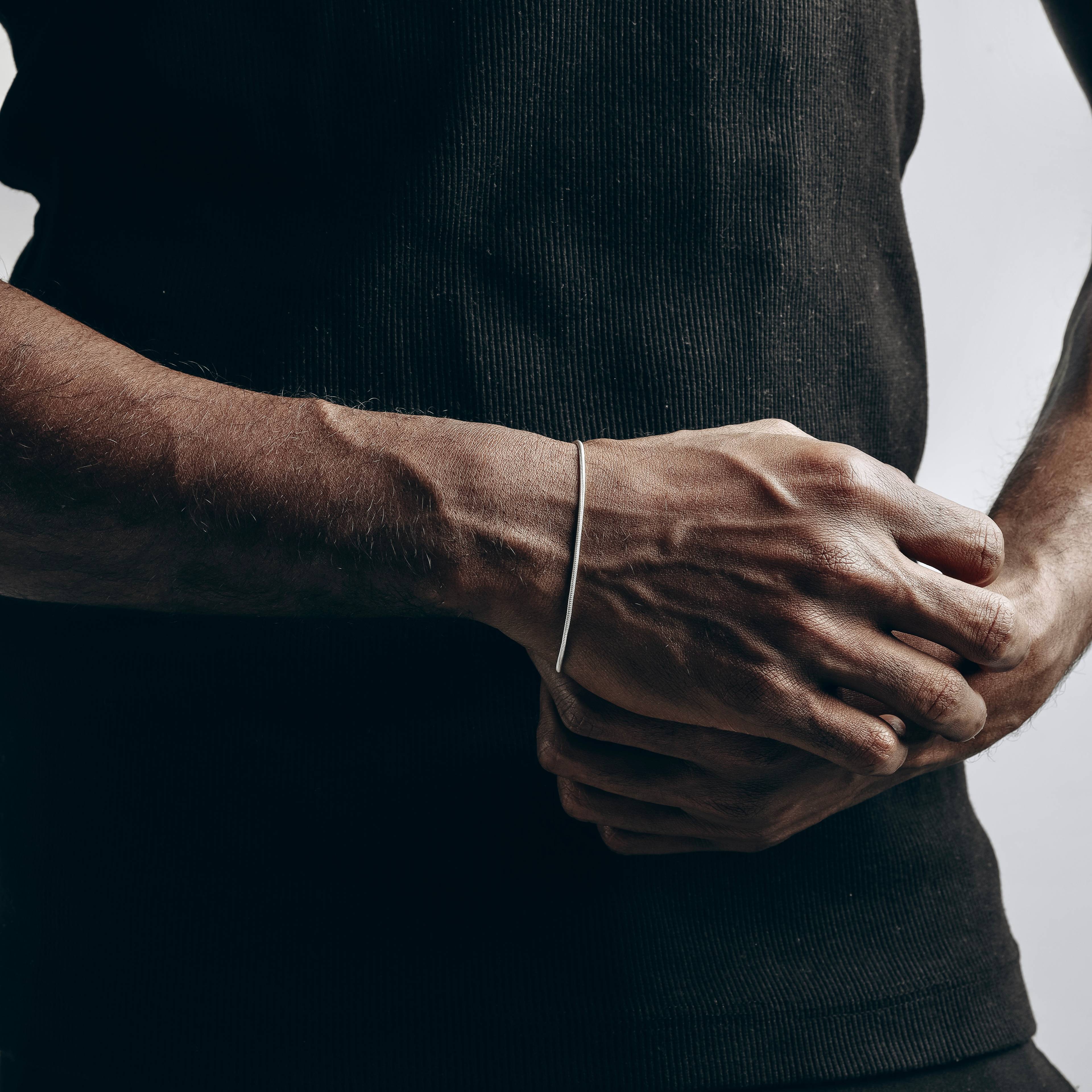 Silver Verge Bracelet - silver