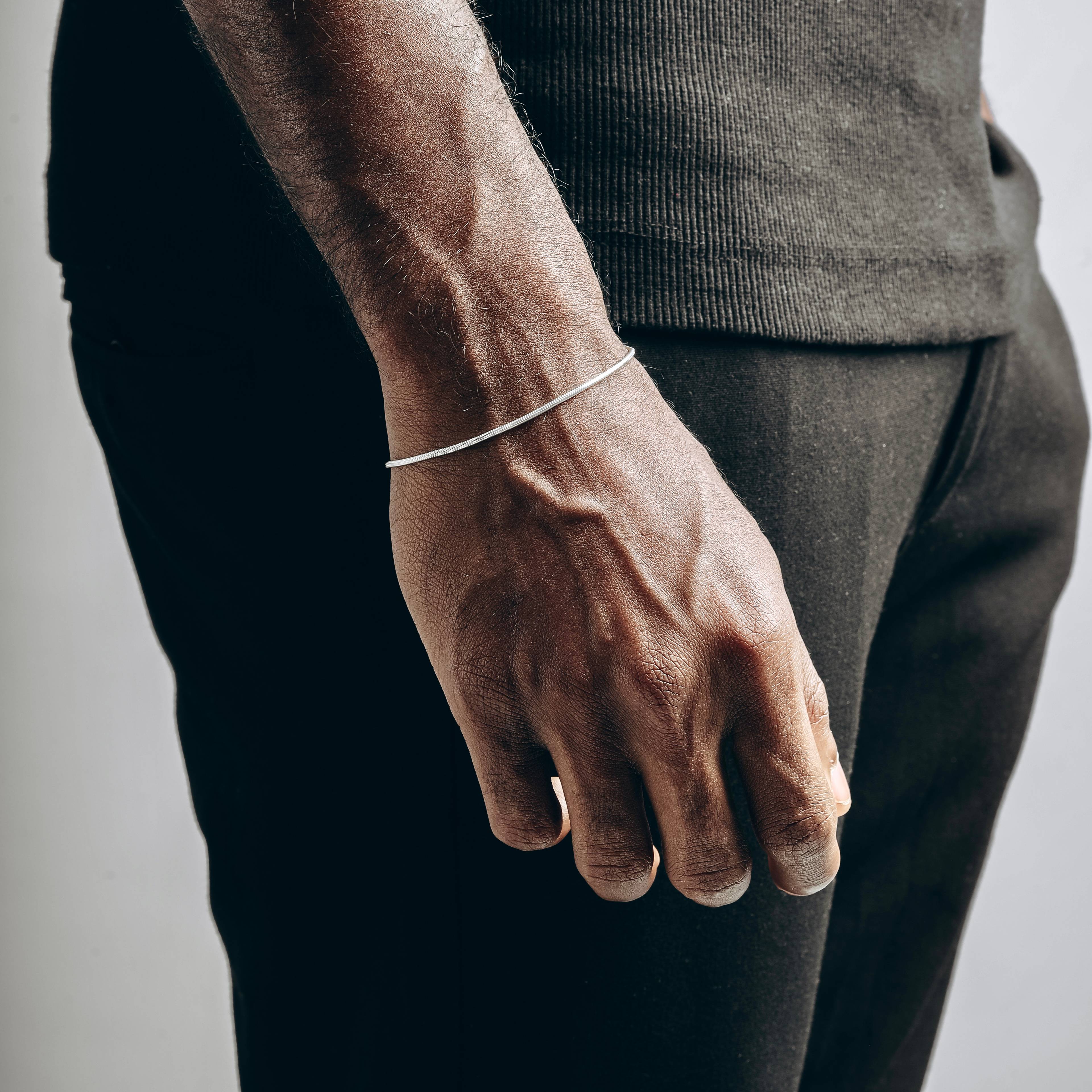 Silver Verge Bracelet - silver