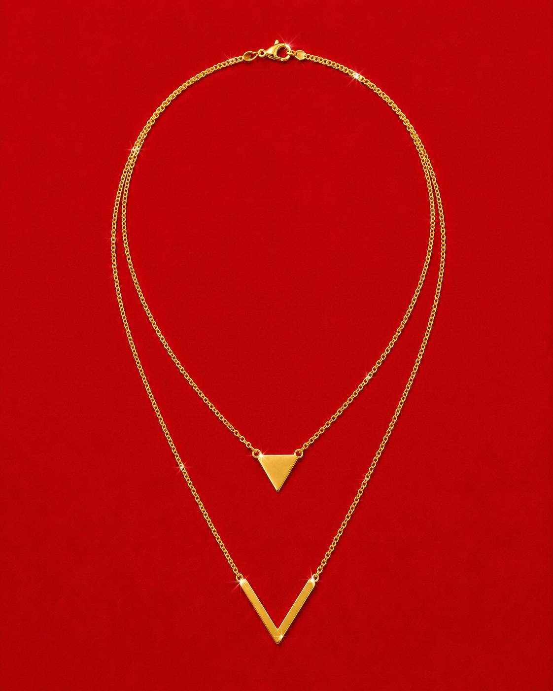 Golden Borders Necklace