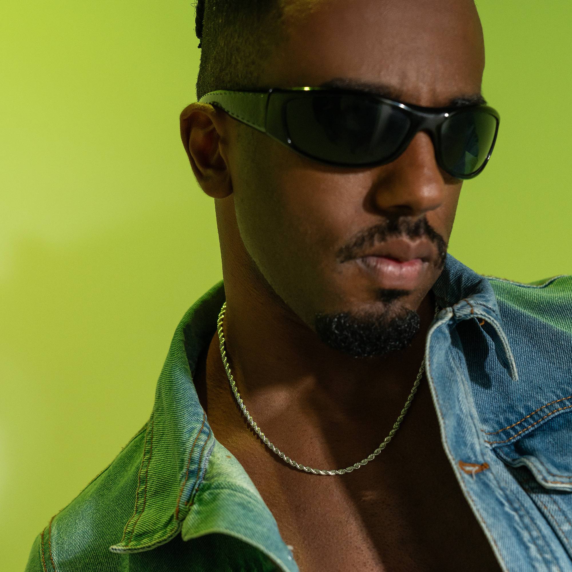 Twisted Silver Necklace
 - silver