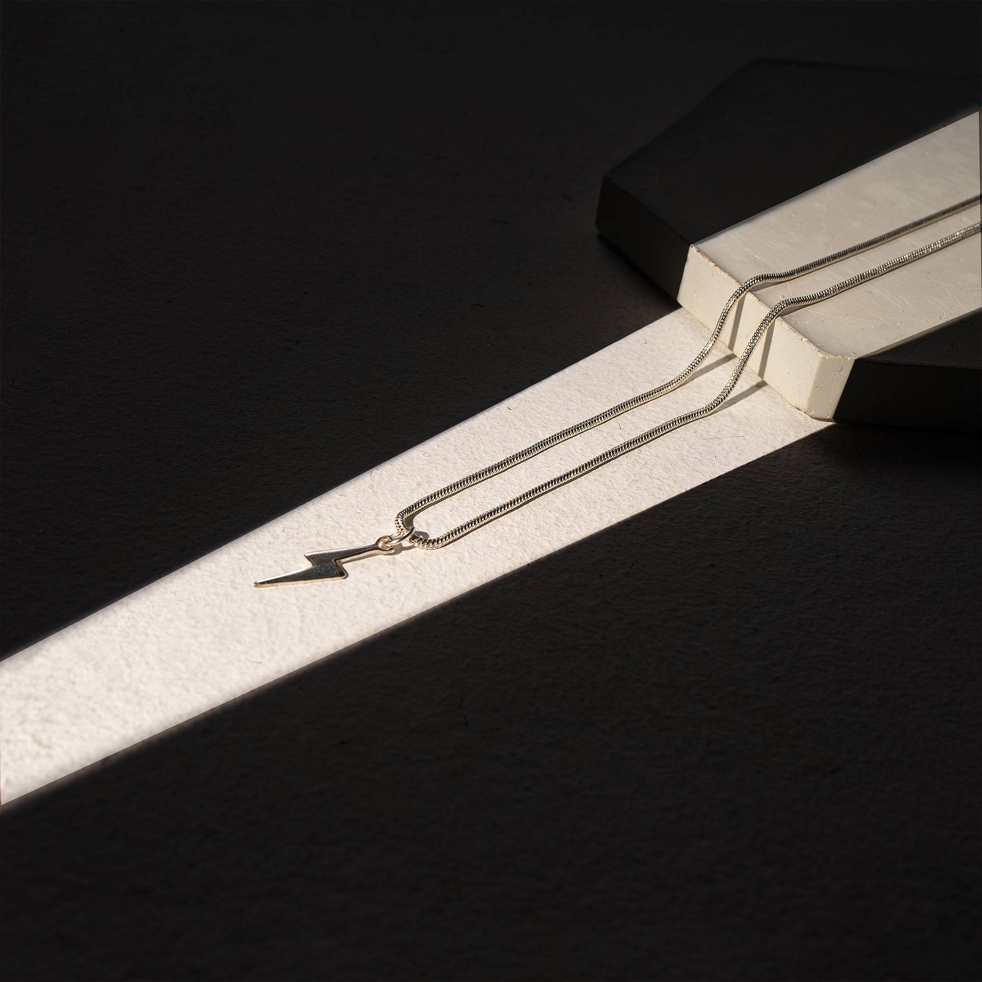 Silver Verge with Spark Pendant