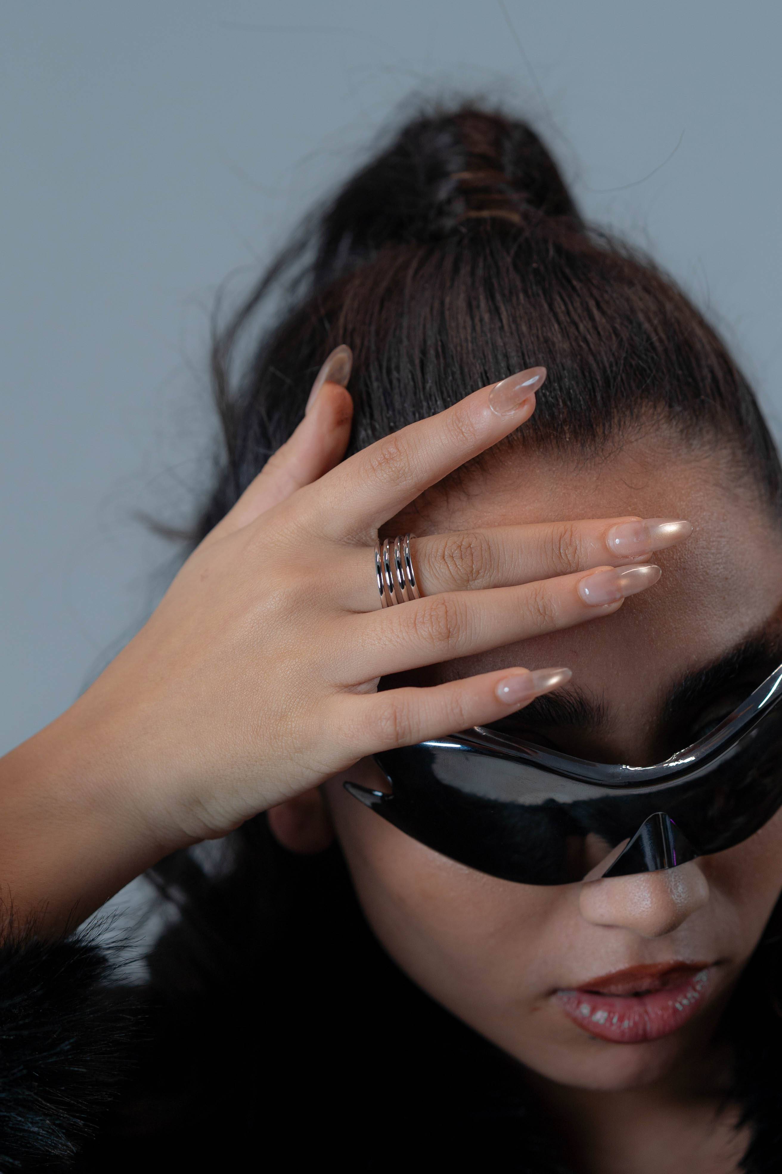 Layers Silver Ring  - silver