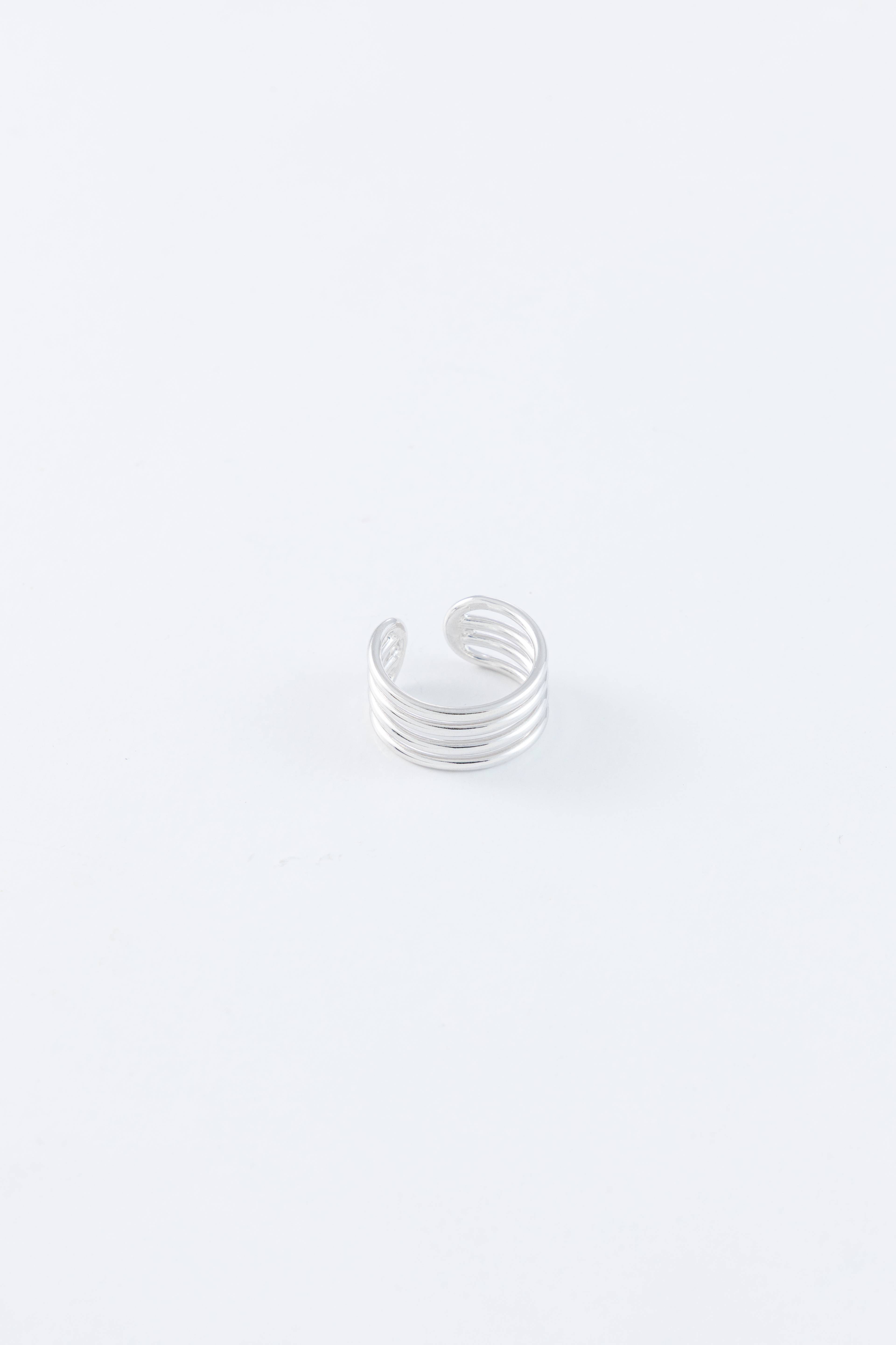 Layers Silver Ring  - silver