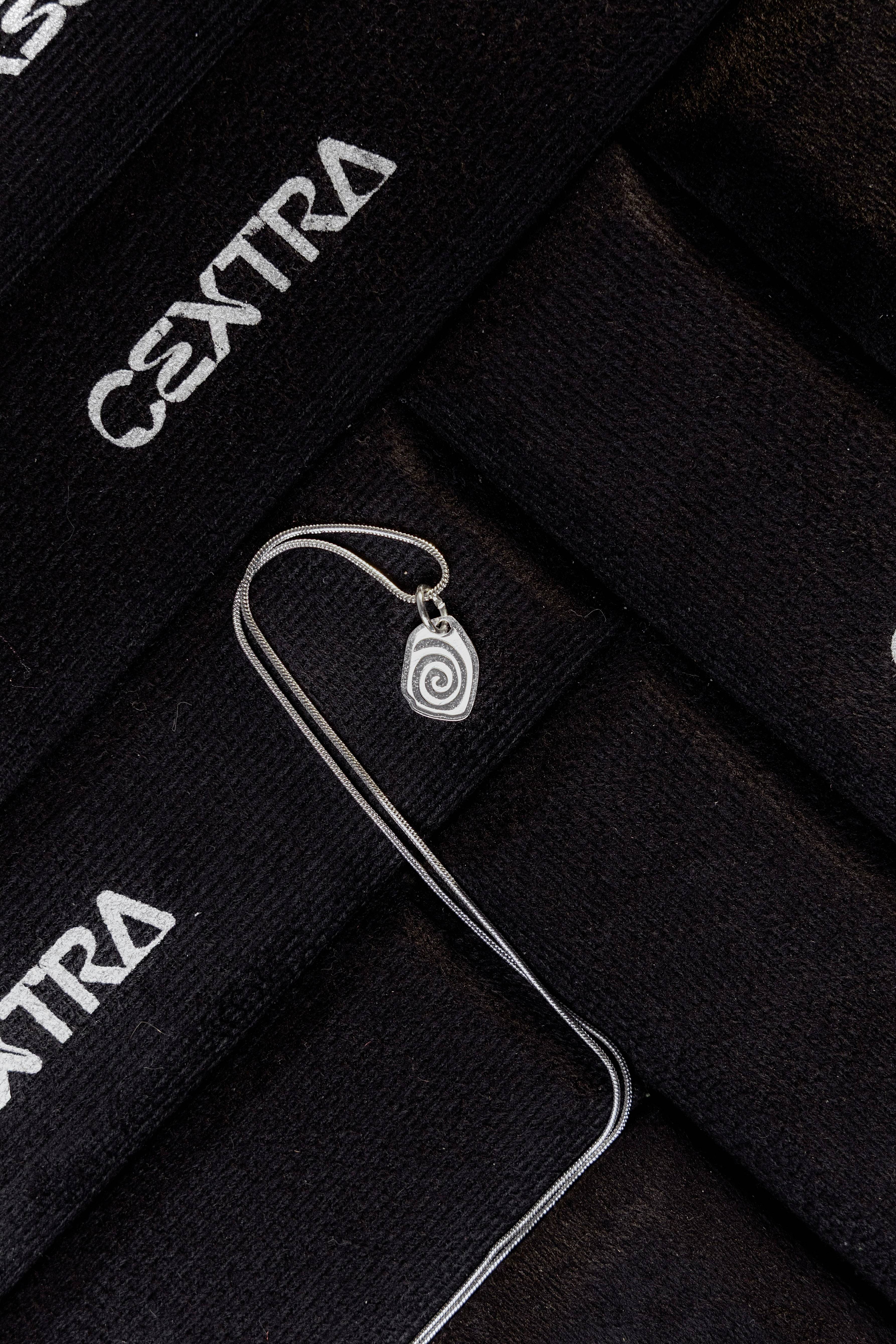 Spiral Silver Necklace