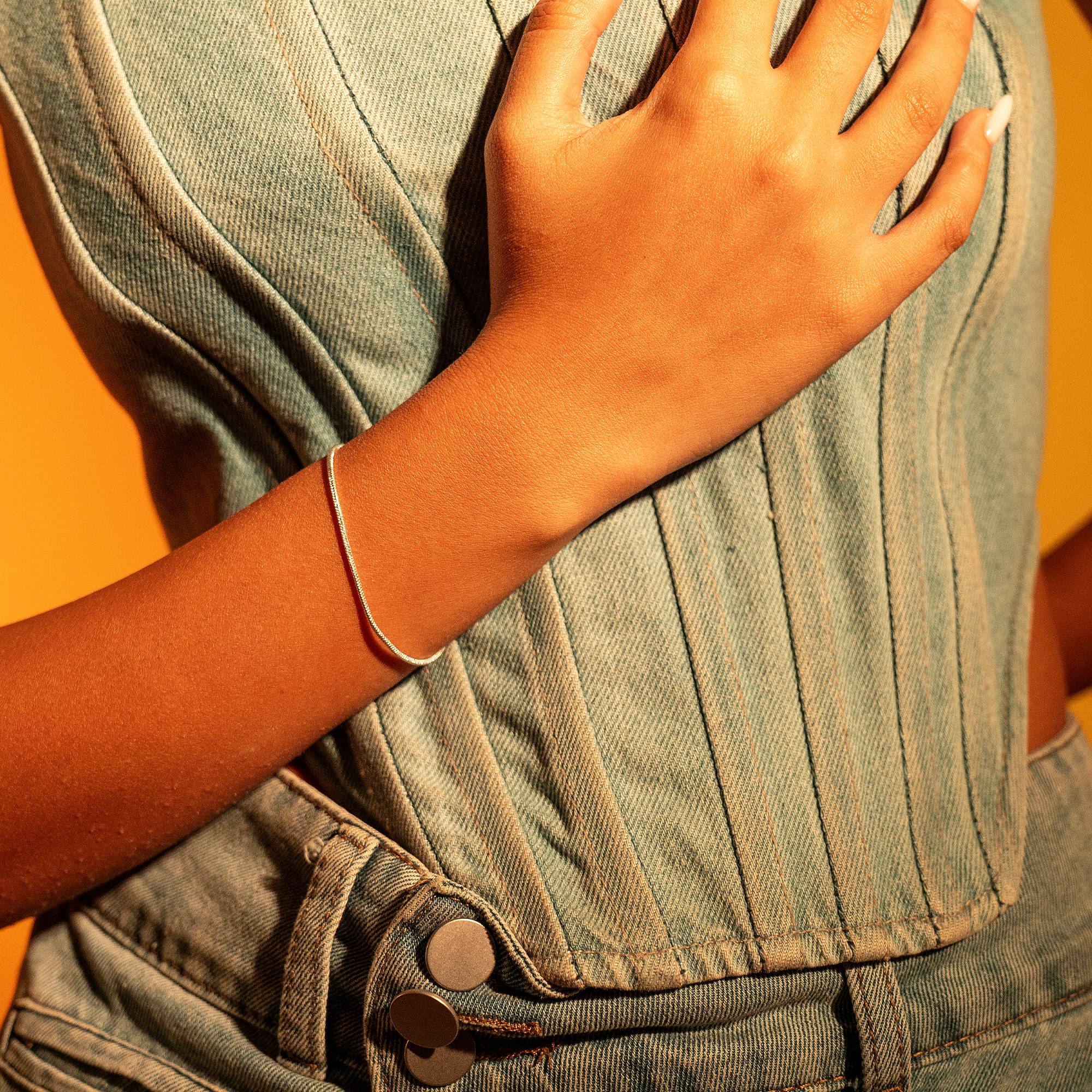 Silver Verge Bracelet - silver